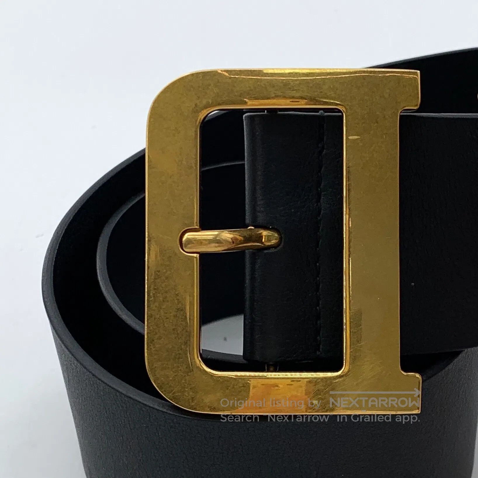 Dior Dior Black D Buckle Belt| Size ONE SIZE - 3 Thumbnail