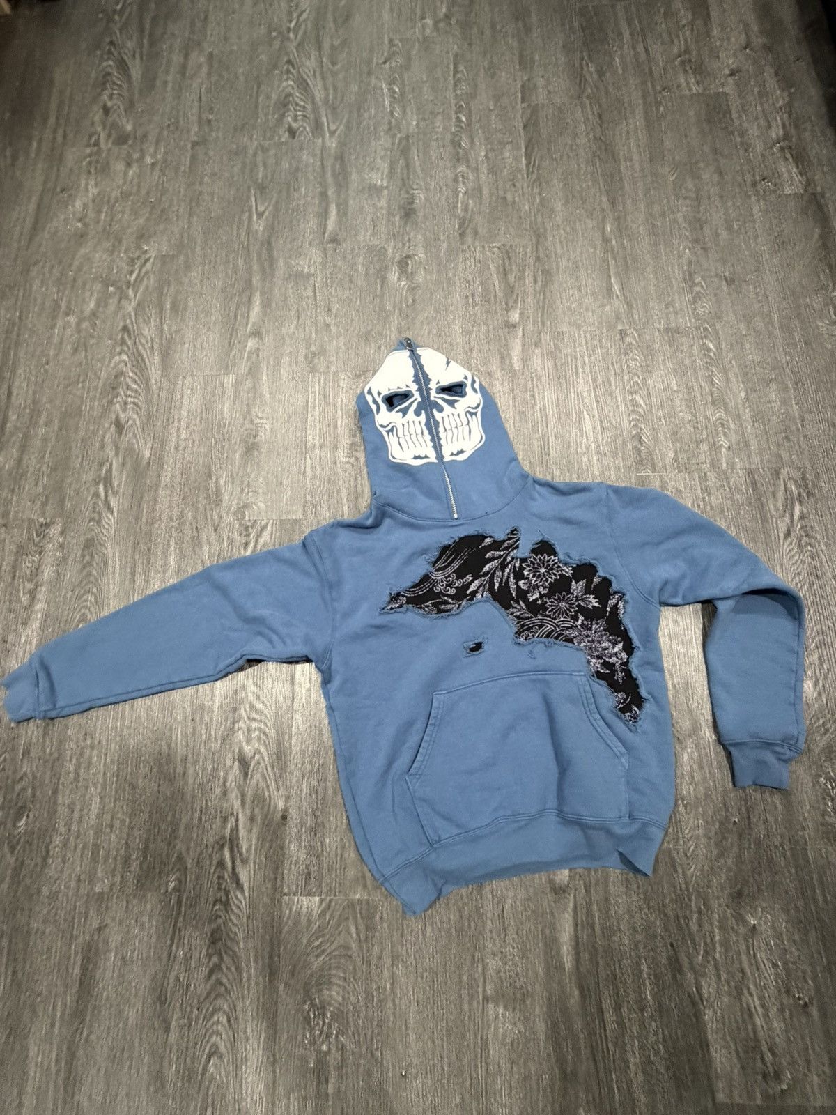 Warren Lotas Warren Lotas Skull Face zip hoodie Size US S / EU 44-46 / 1 - 1 Thumbnail