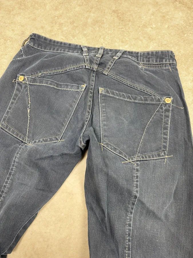 Marithe + Francois Girbaud 2000s Marithé + François Girbaud Faded Blue Slim Pants Size US 30 / EU 46 - 7 Thumbnail