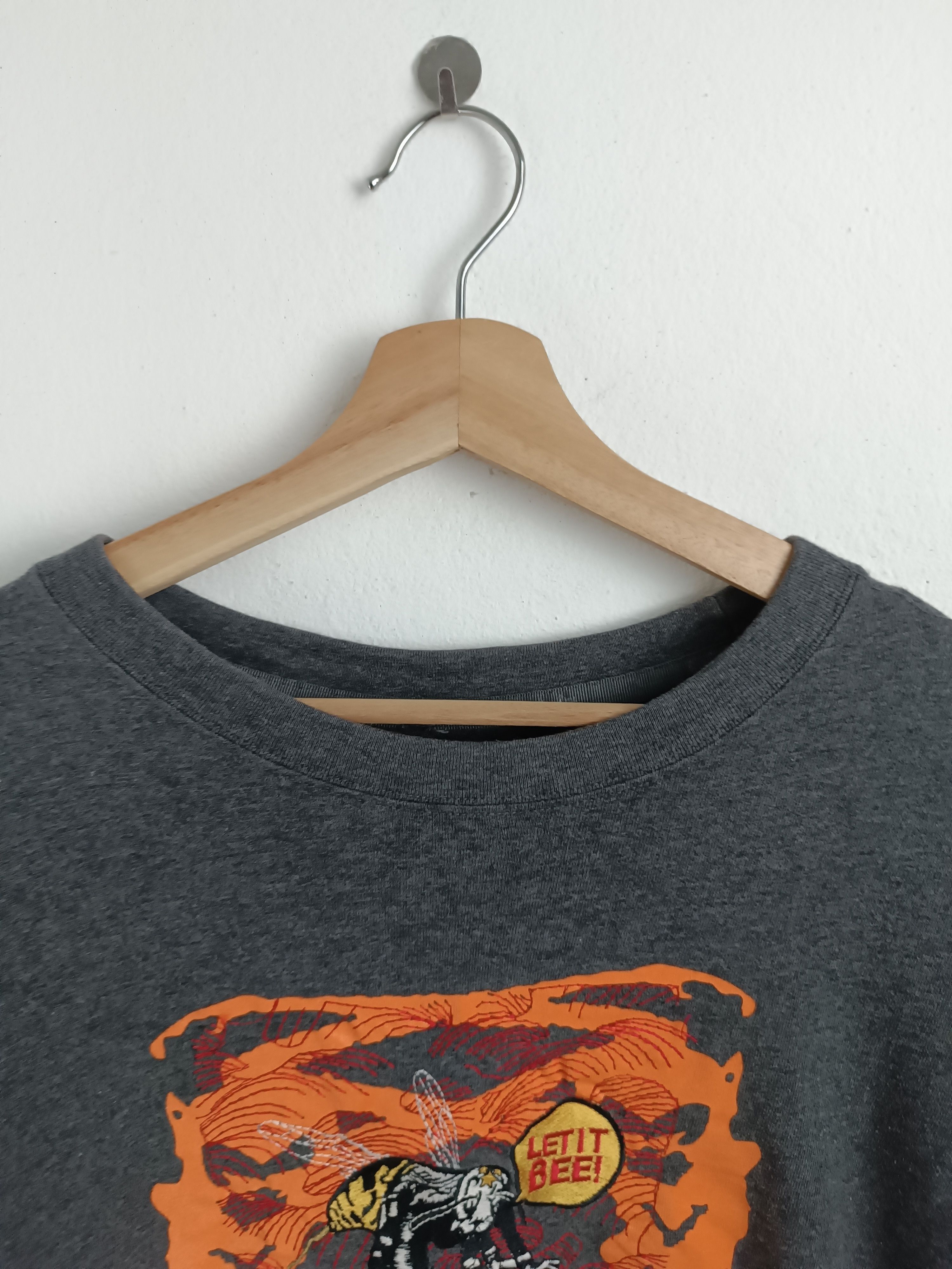 Japanese Brand VINTAGE LET IT BEE BY MARIN KSOHOH REDMONKEY EMBROIDERY LOGO Size US XXL / EU 58 / 5 - 9 Thumbnail