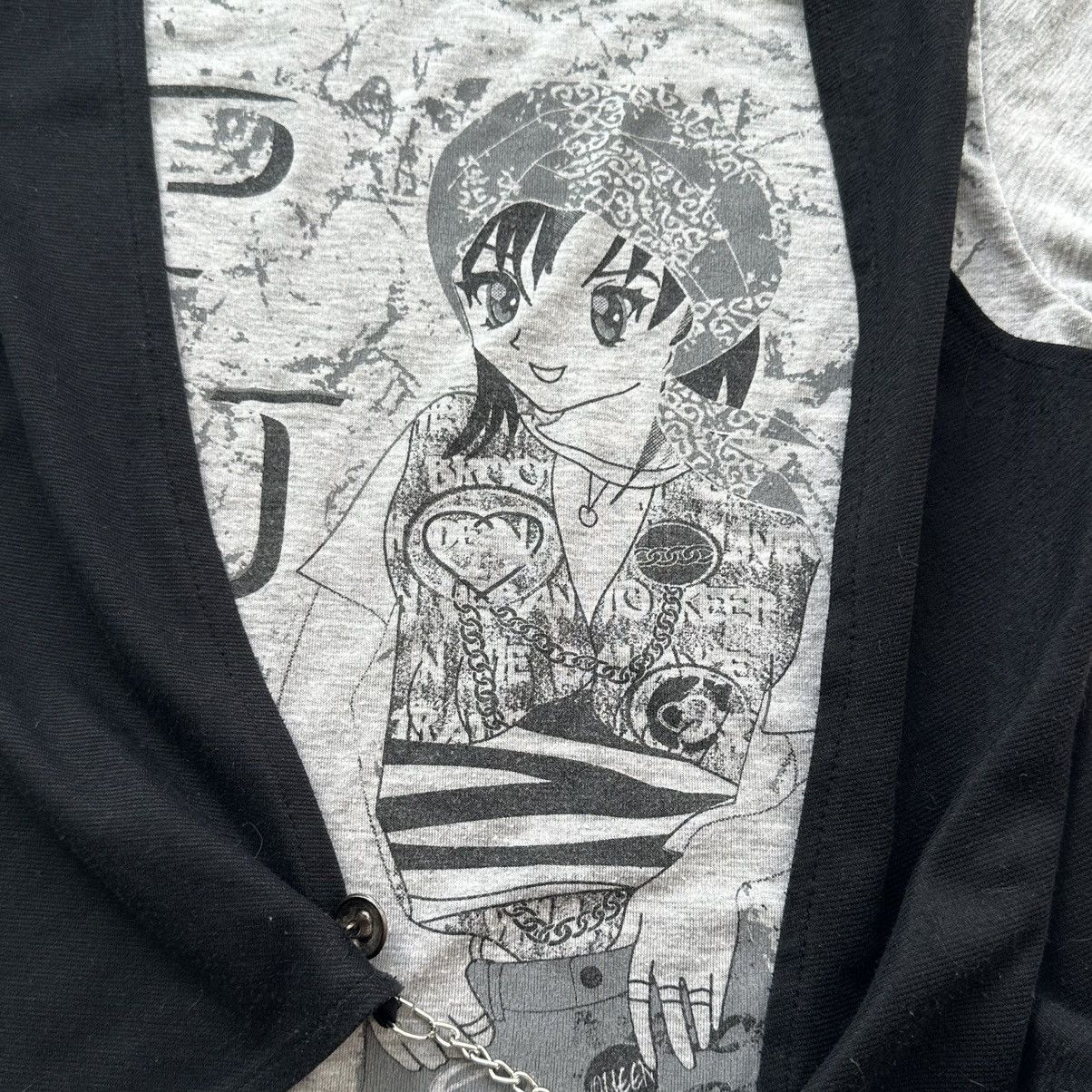 Hysteric Glamour Punk Anime Girl Hysteric Glamour Vibe Gothic Long Sleeve Tee Size S / US 4 / IT 40 - 5 Thumbnail