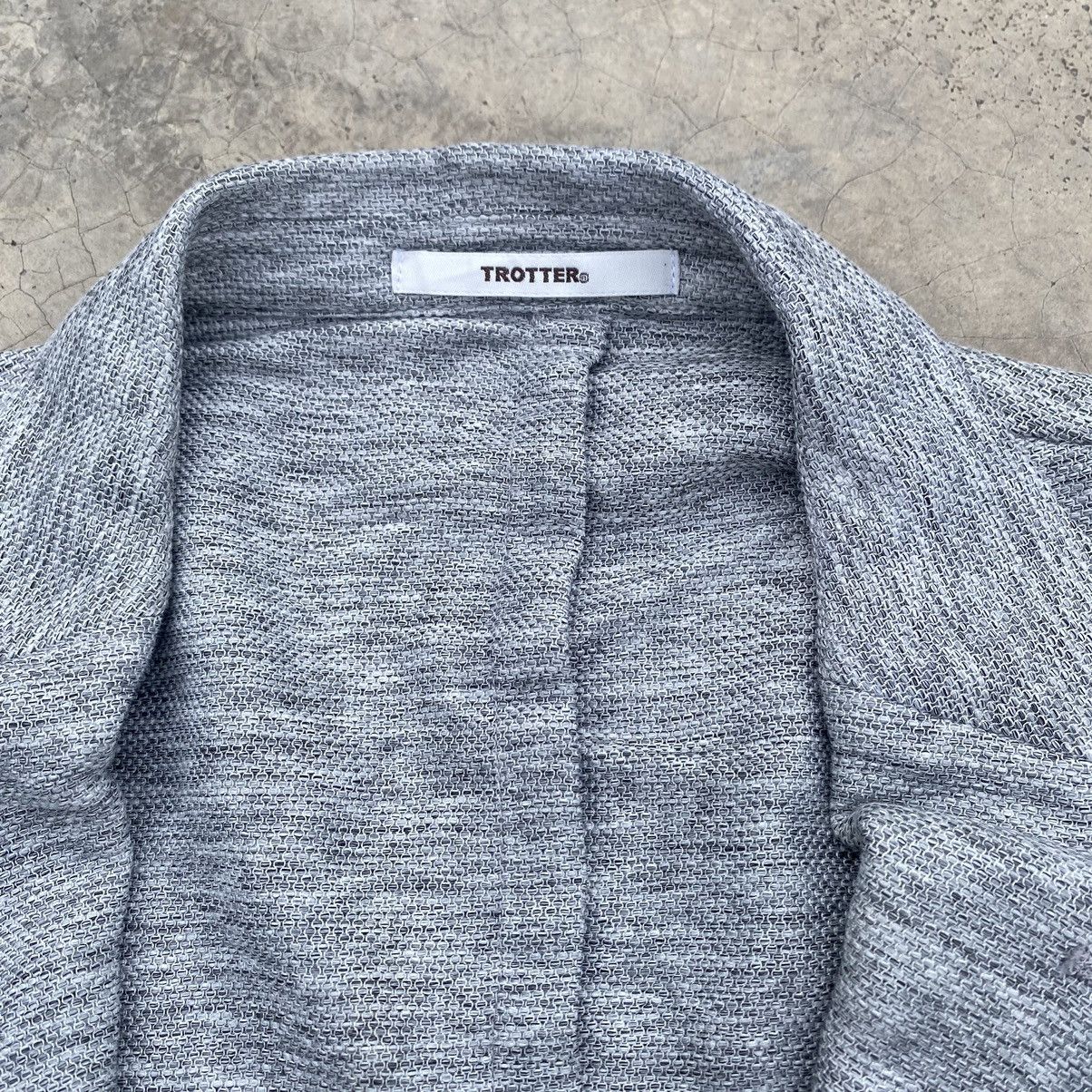 Mackintosh Mackintosh Philosophy Trotter Light Grey Jersey Blazer Size 36R - 14 Thumbnail