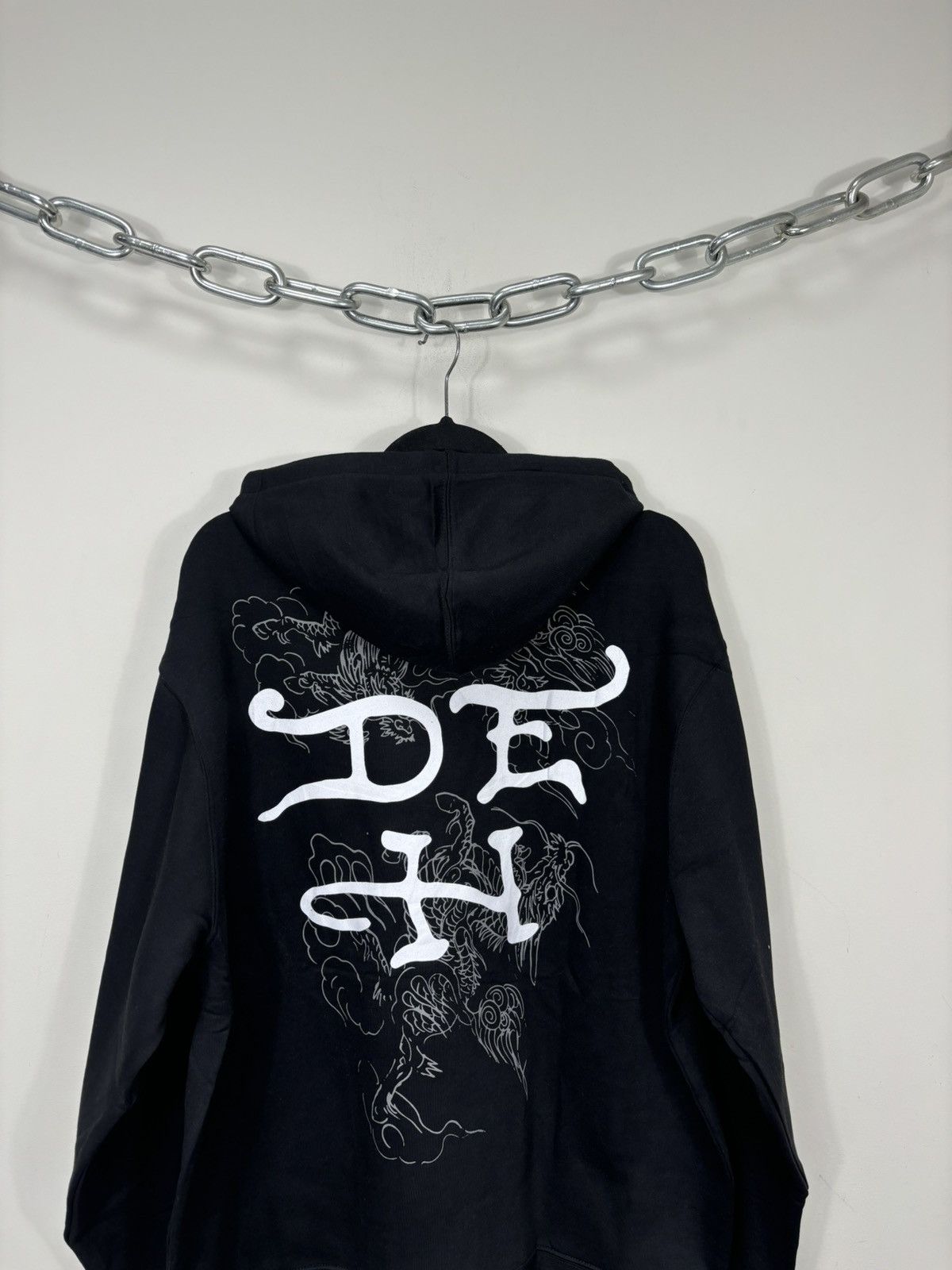 Ed Hardy Ed Hardy Chinese Dragon Tattoo Logo NEW Black Hype Hoodie Size US XL / EU 56 / 4 - 15 Thumbnail