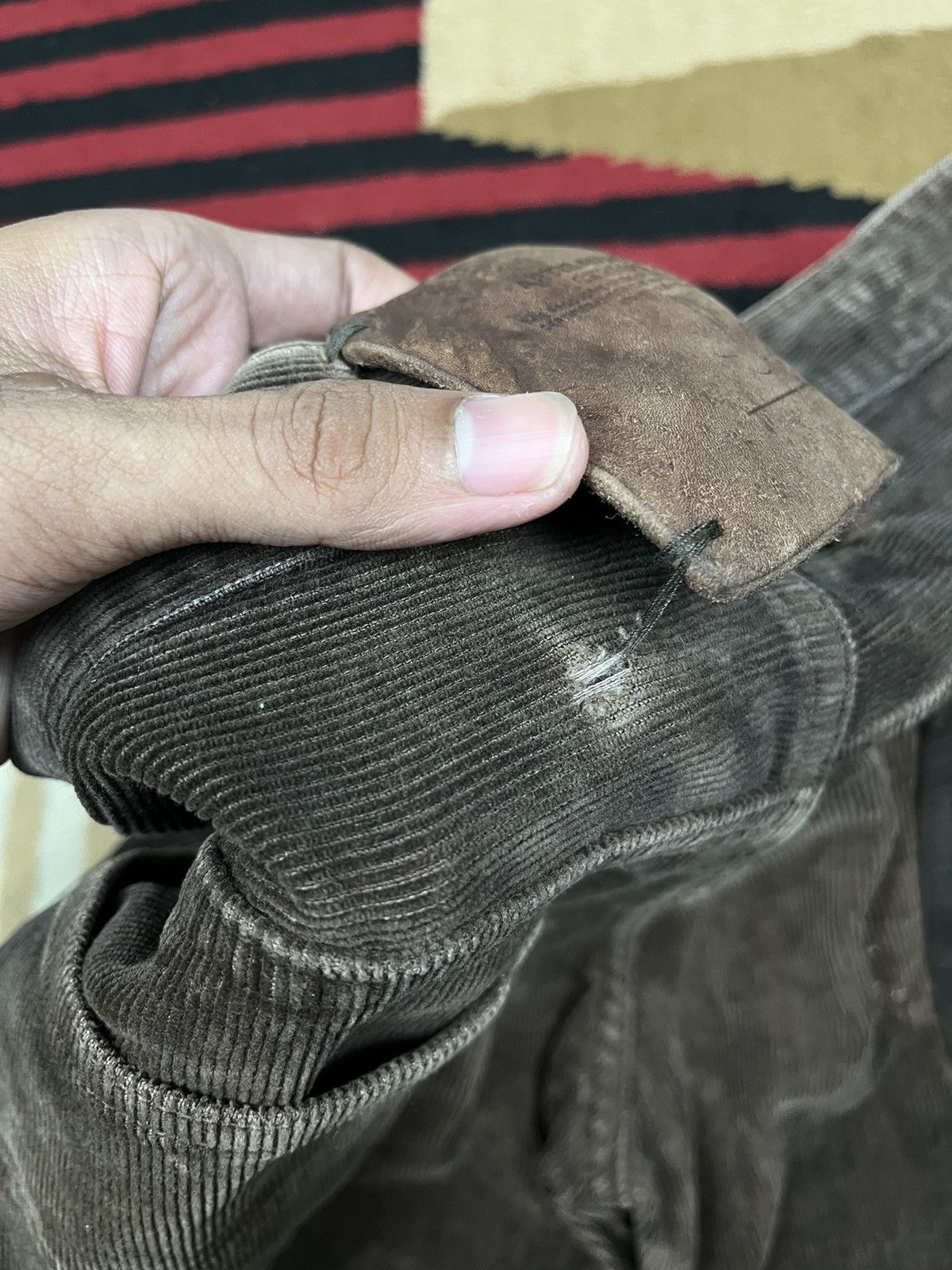 Isamu Katayama Backlash Isamu Katayama Blacklash Rawww Corduroy Pants Size US 27 - 12 Thumbnail
