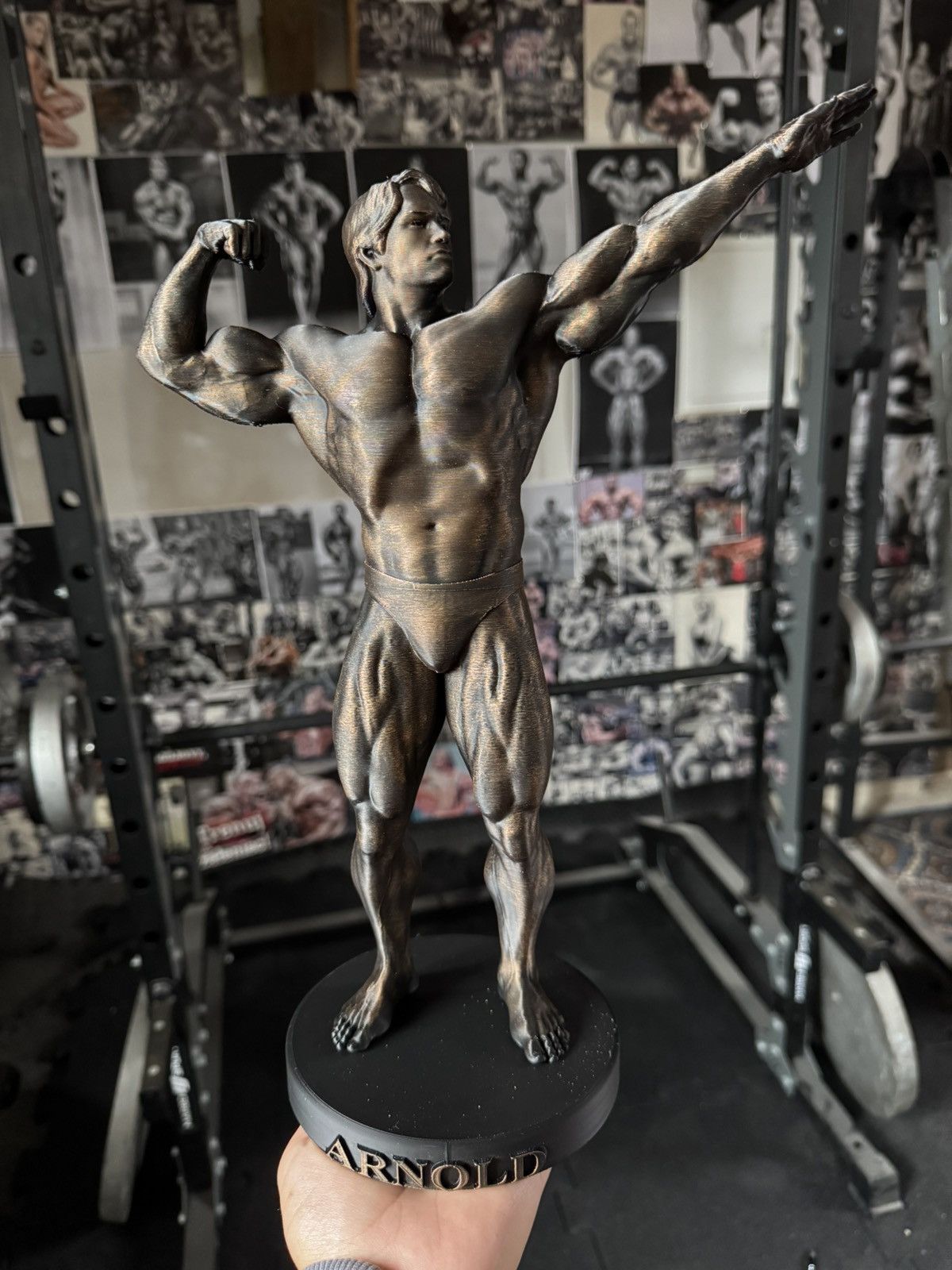 Other Gym statue Arnold Schwarzenegger 37cm Size ONE SIZE - 4 Thumbnail