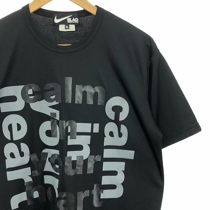 Comme des Garcons Black T-Shirts heart printed short sleeve crewneck Black Size US XL / EU 56 / 4 - 3 Thumbnail