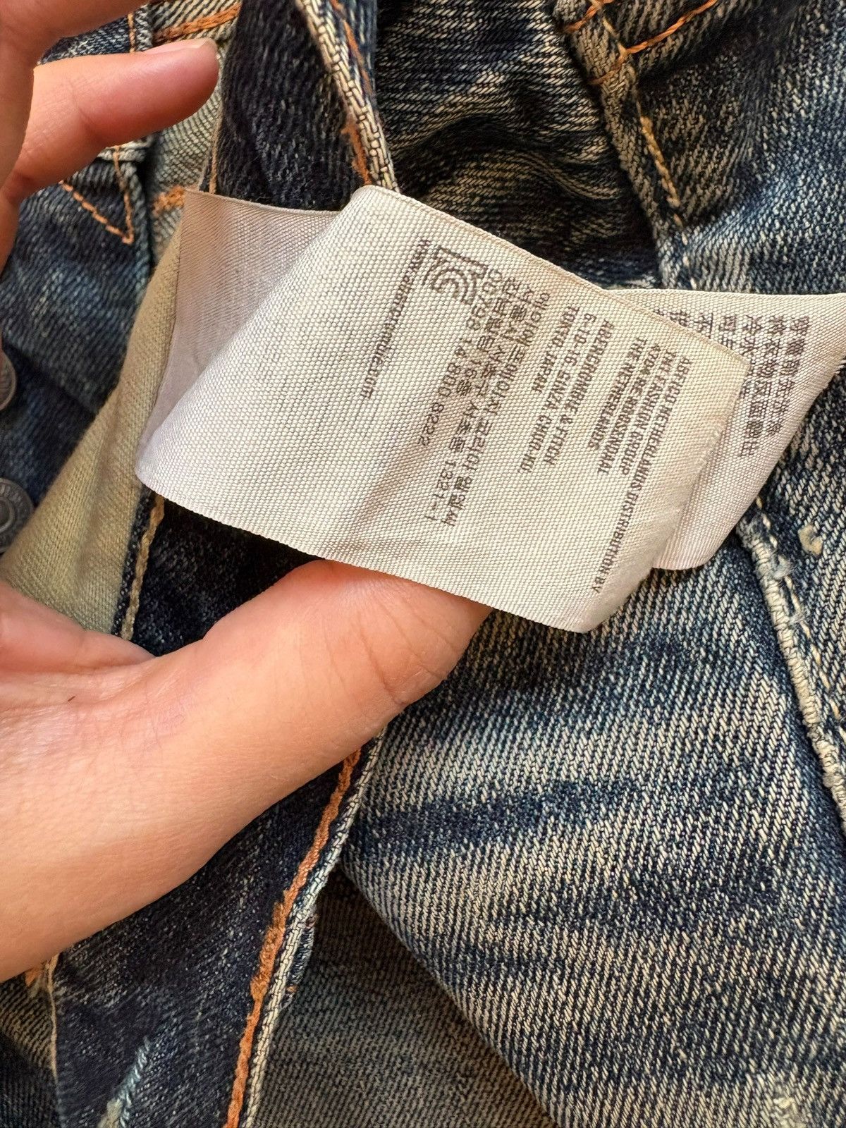 Abercrombie & Fitch Vintage Abercrombie Rusty Mud Wash Ripped Loose Jeans Size US 30 / EU 46 - 11 Thumbnail
