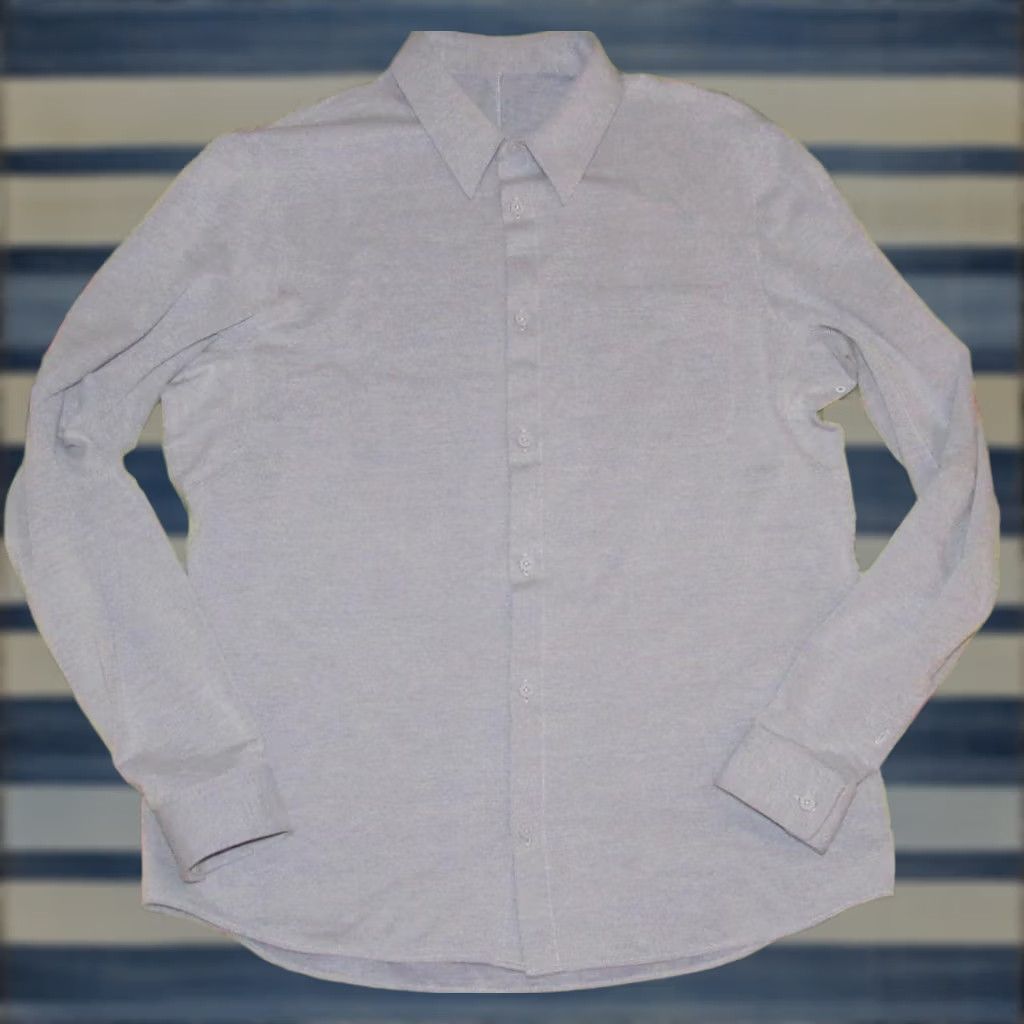 Lululemon LULULEMON Blue Long Sleeve Button Down Commission Shirt M Mens Size US M / EU 48-50 / 2 - 1 Thumbnail