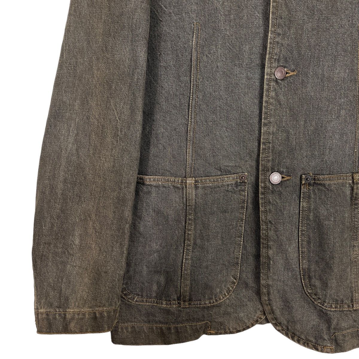 ADAM ET ROPE 🔥 ADAM ET ROPE DENIM JACKET MADE IN JAPAN Size US S / EU 44-46 / 1 - 4 Thumbnail