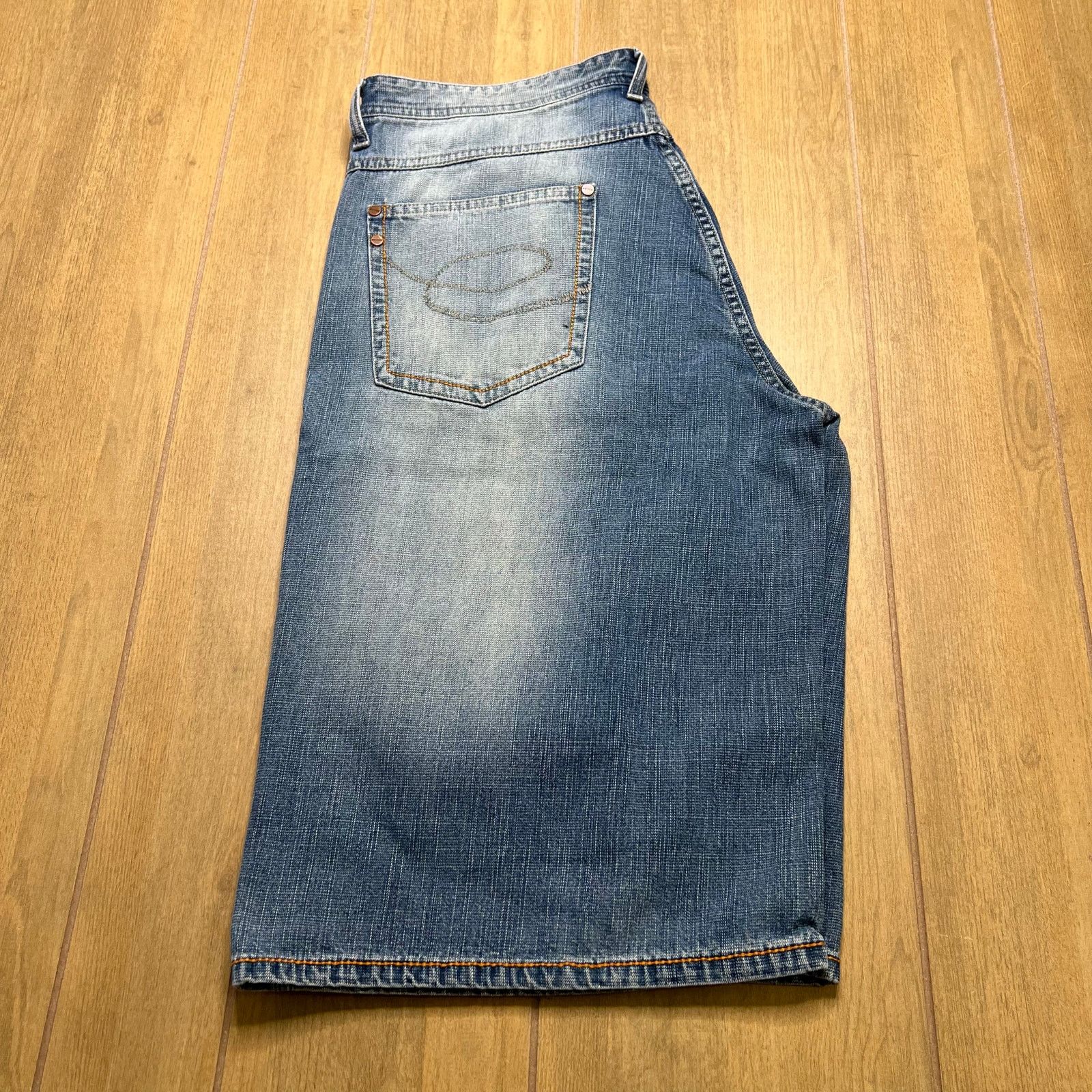 Enyce Vintage ENYCE Shorts Mens 36 Blue Denim Baggy Jorts Y2K Size US 36 / EU 52 - 10 Thumbnail