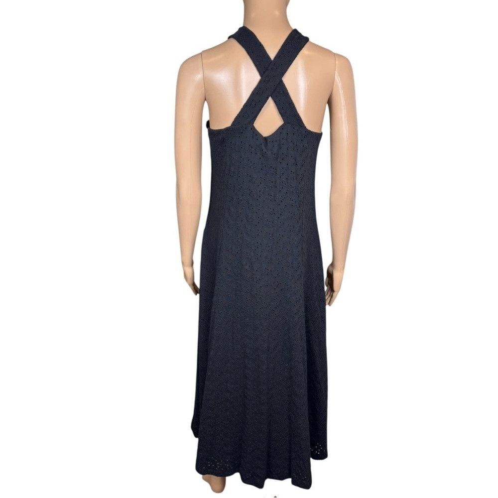 Ralph Lauren NWT New $165 Ralph Lauren Eyelet Criss Cross Cotton Black D Size L / US 10 / IT 46 - 4 Thumbnail