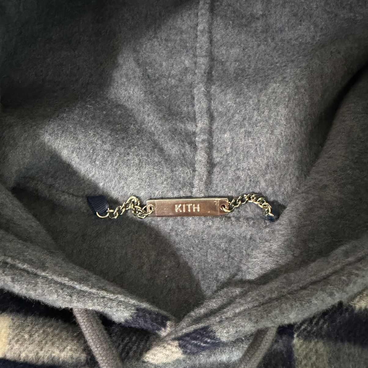 Kith KITH Reversible Wool Plaid Hoodie Blue Size US M / EU 48-50 / 2 - 2 Thumbnail