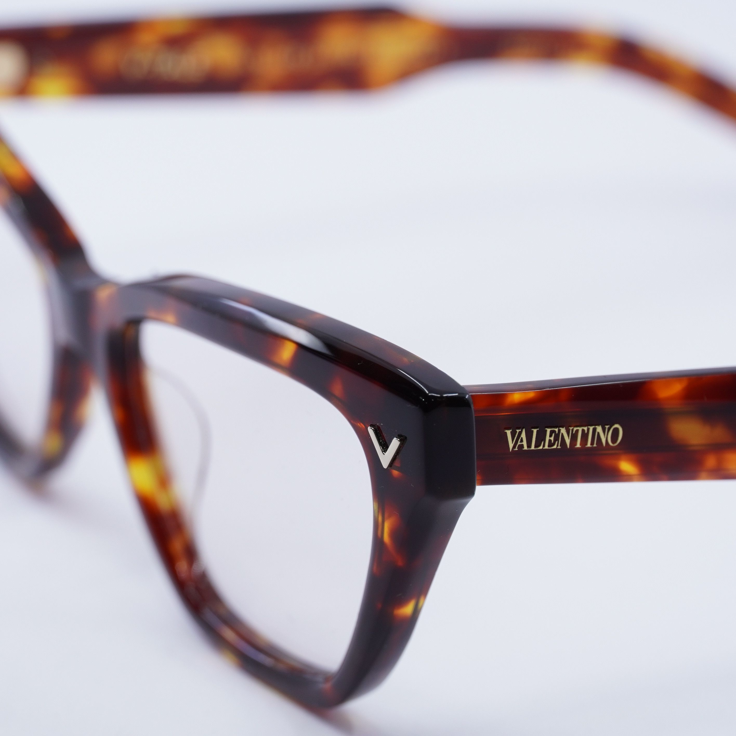 Valentino Valentino V-TALE VLX-140B Eyeglasses Havana 53mm Cat Eye Size ONE SIZE - 2 Thumbnail
