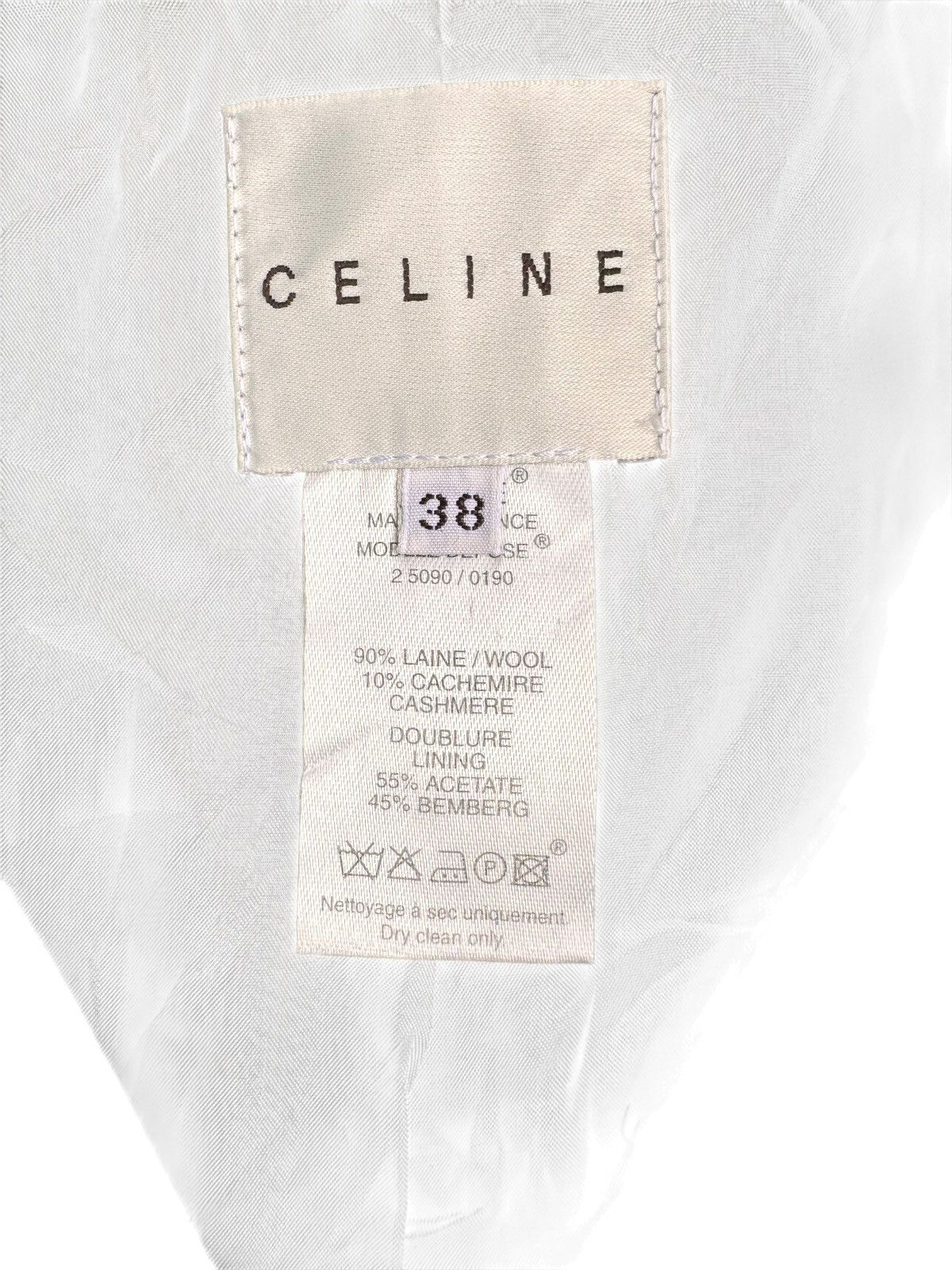 Celine 🔥 Designer Celine Coats Wool Jacket Women Size S / US 4 / IT 40 - 15 Thumbnail