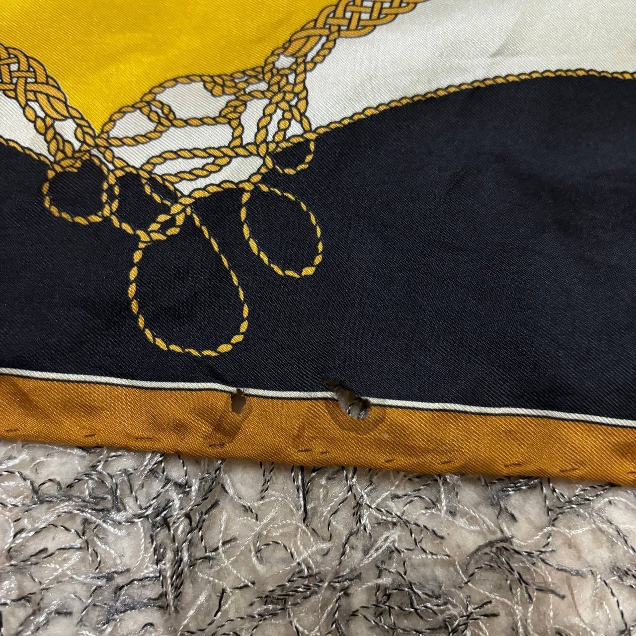 Celine Vintage Celine Silk Big Scarf Neckerchief Size ONE SIZE - 4 Thumbnail