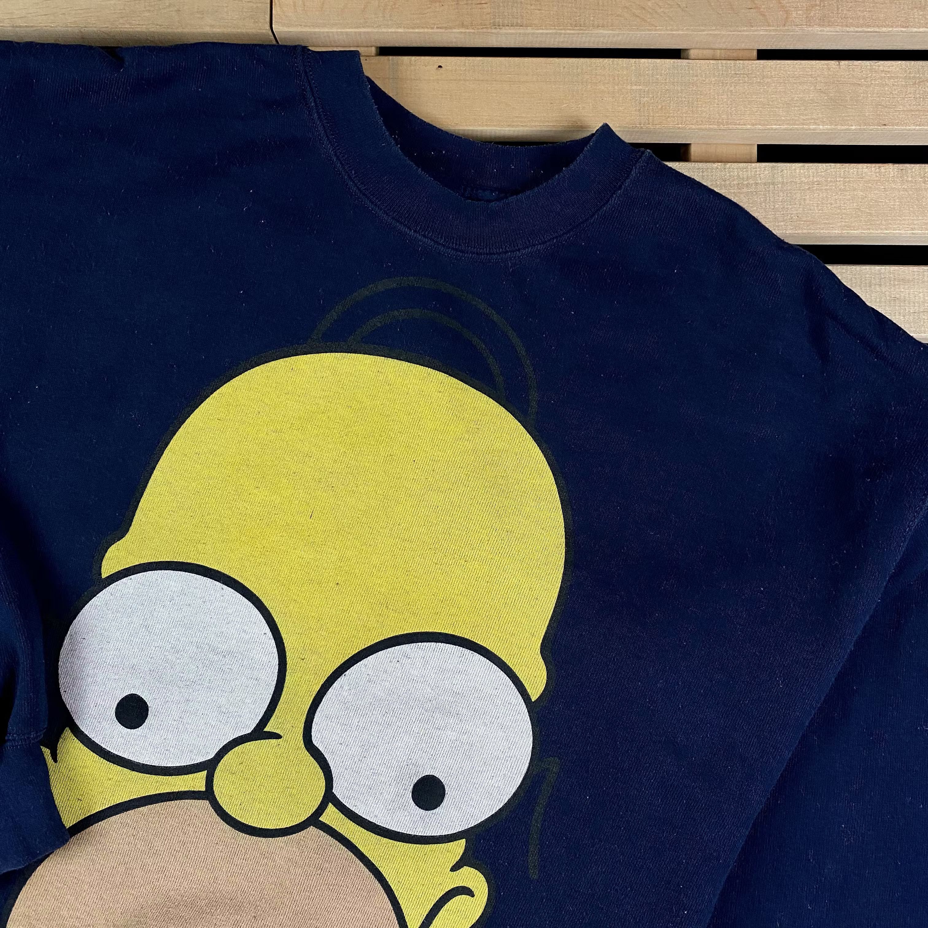 The Simpsons × Vintage Mens Sweatshirt Vintage Homer Simons Size XL Size US XL / EU 56 / 4 - 2 Thumbnail