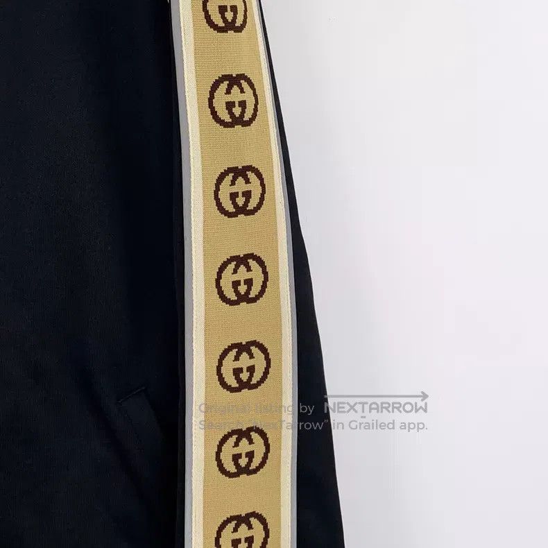 Gucci Gucci Black side logo string label cotton lapel zipper lon Size US M / EU 48-50 / 2 - 4 Thumbnail