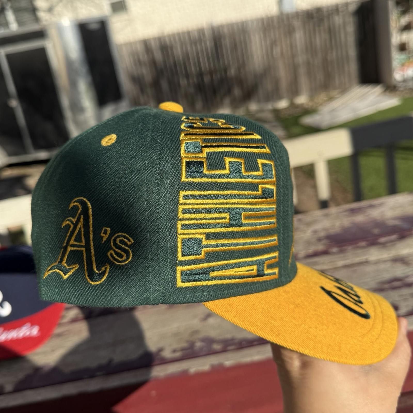Designer 90s Oakland Athletics Hat Size ONE SIZE - 3 Thumbnail