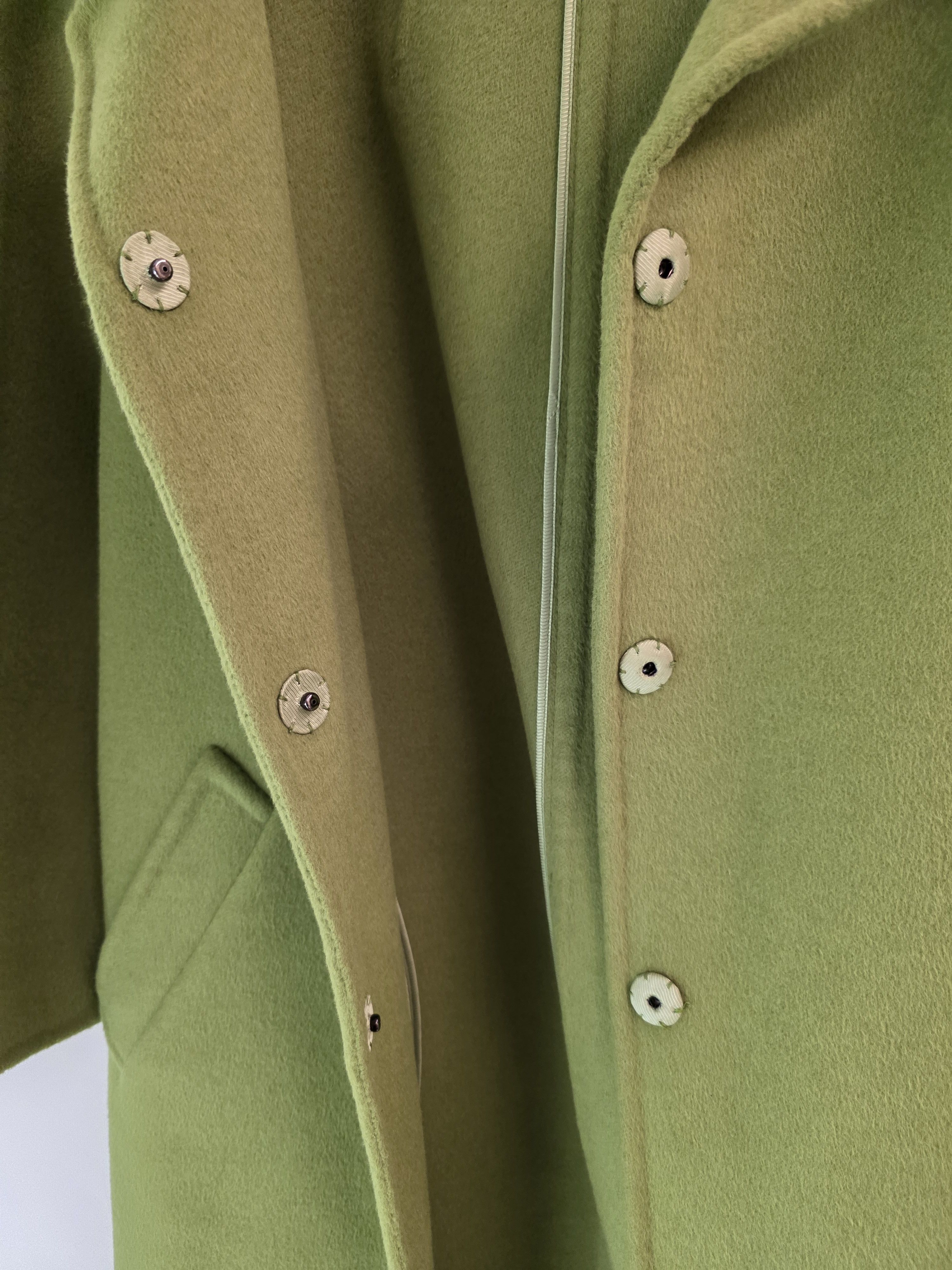 Prada PRADA Vintage Virgin Wool Angora Green Coat perfect conditio Size M / US 6-8 / IT 42-44 - 8 Thumbnail