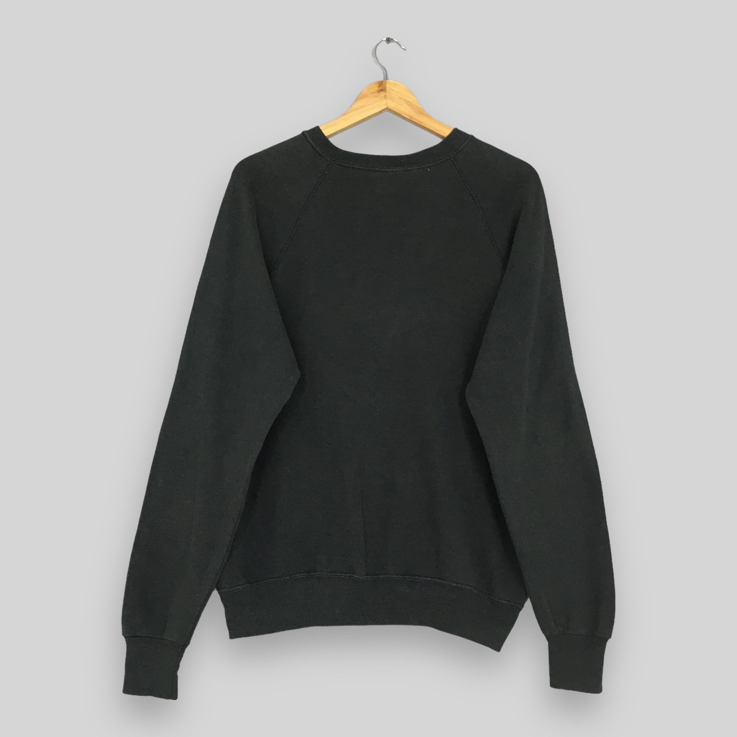 Lee × Vintage Vintage 90's Lee Usa Black Sweatshirt Large Size US L / EU 52-54 / 3 - 7 Thumbnail