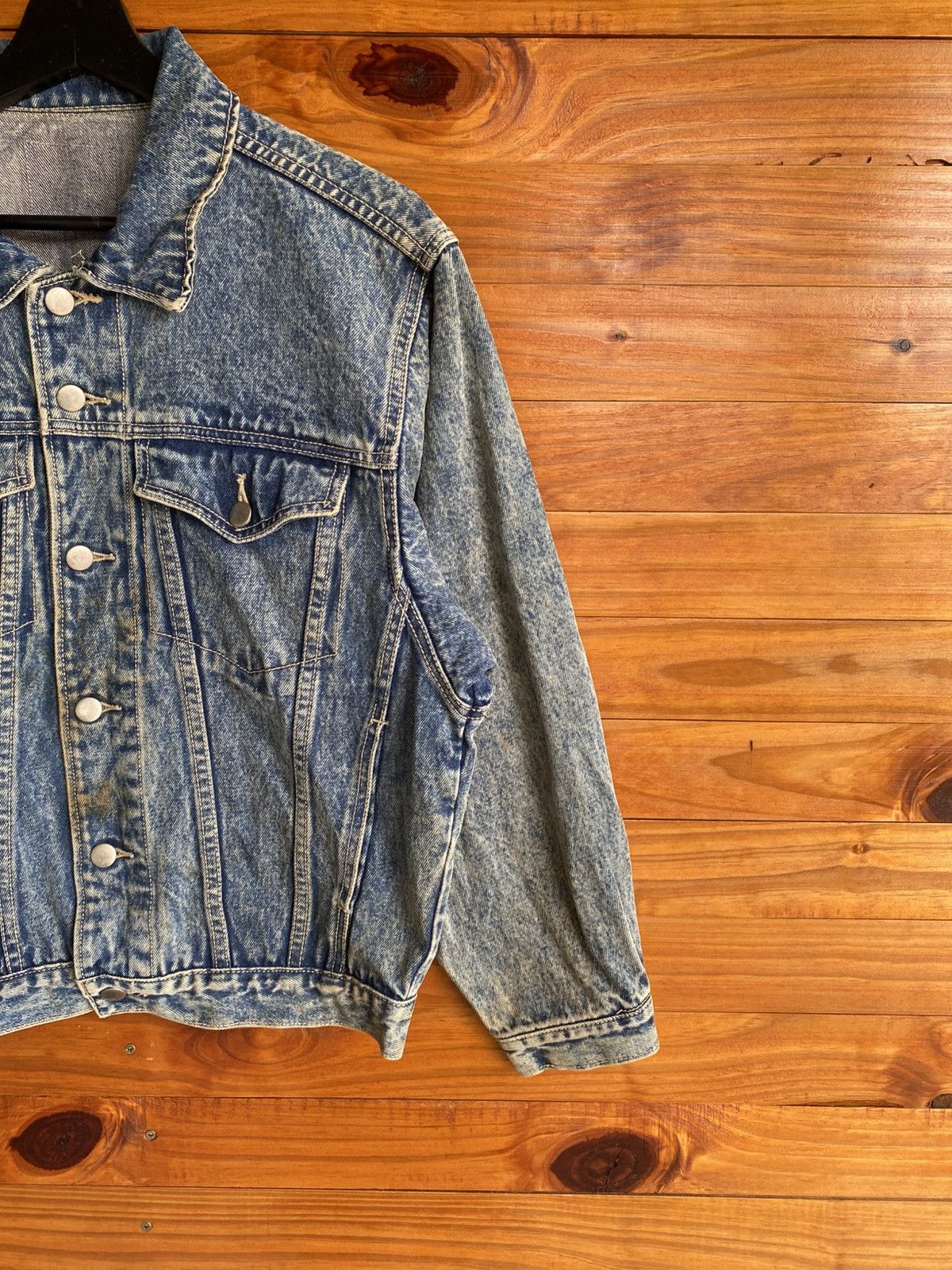 Vintage Vintage 1980s-1990s Acid Wash Denim Jacket – Unisex Classic Size US S / EU 44-46 / 1 - 6 Thumbnail