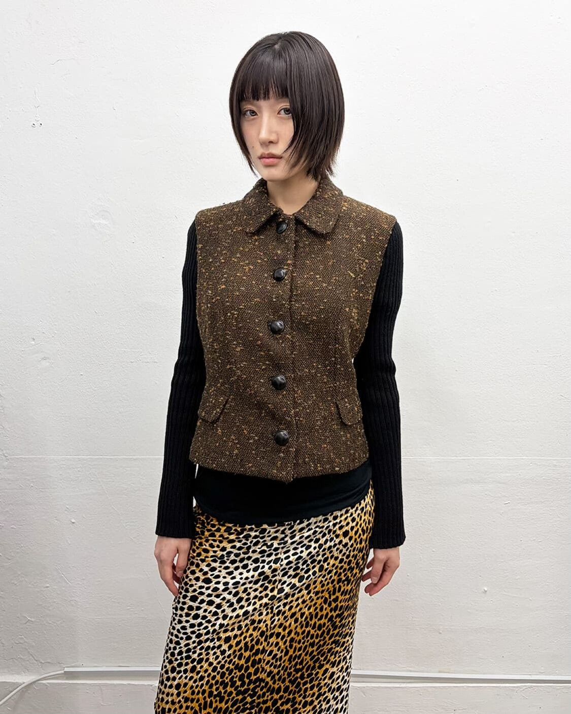 Versace Versace Tweed Coat Size M / US 6-8 / IT 42-44 - 1 Thumbnail