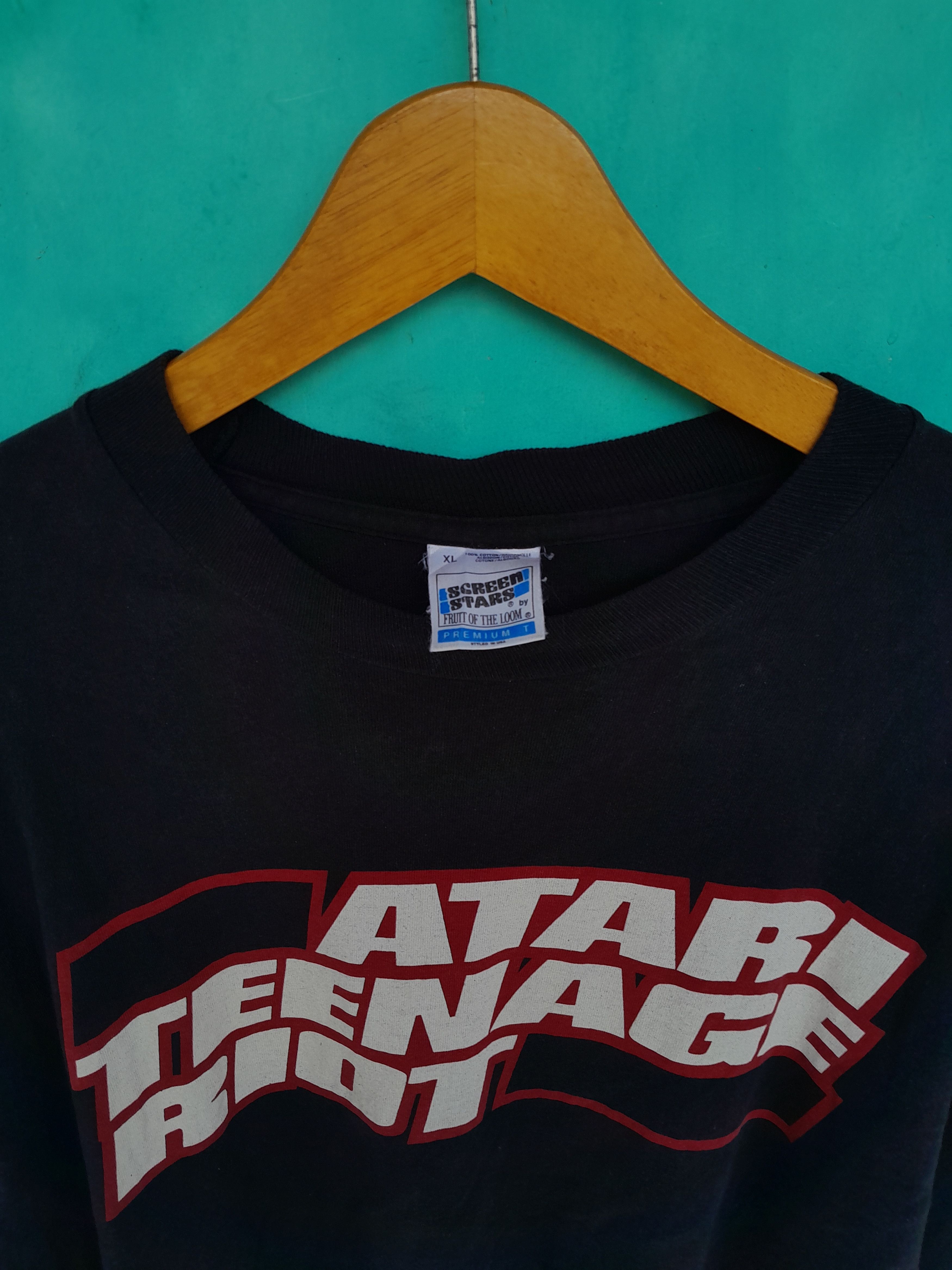 Band Tees Vintage 90s Atari Teenage Riot band Size US XL / EU 56 / 4 - 5 Thumbnail