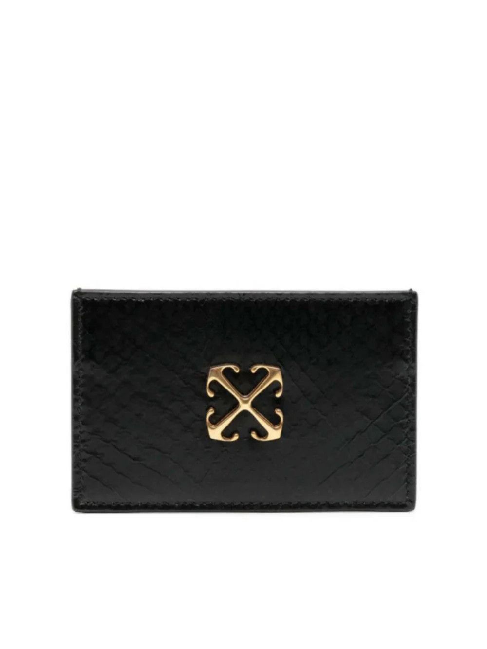 Off-White o1mle0425 Size: OS / Jitney Simple Card Case Ayers in Black Size ONE SIZE - 1 Thumbnail