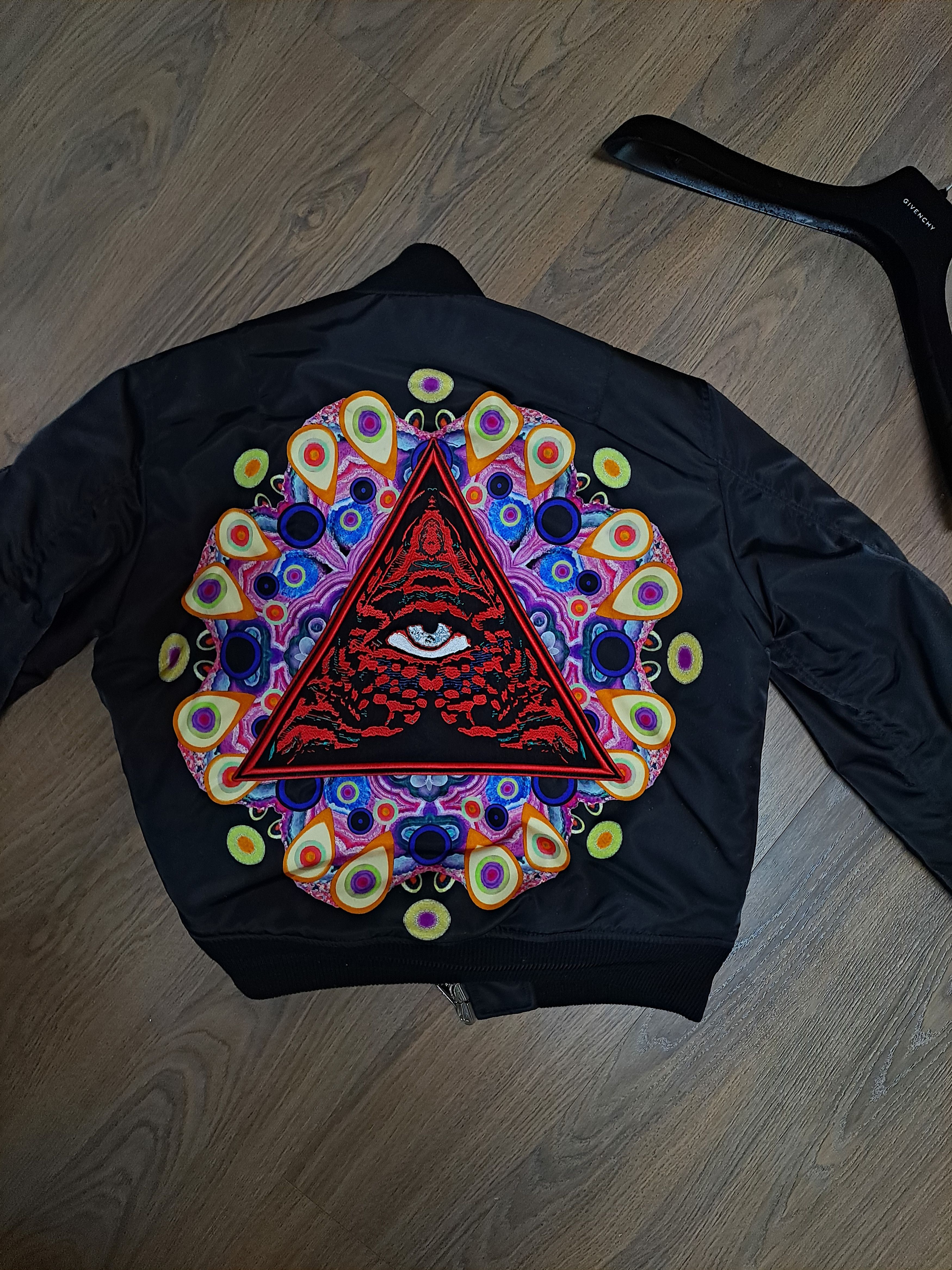 NWT $3K GIVENCHY THIRD EYE REVERSIBLE BOMBER JACKET