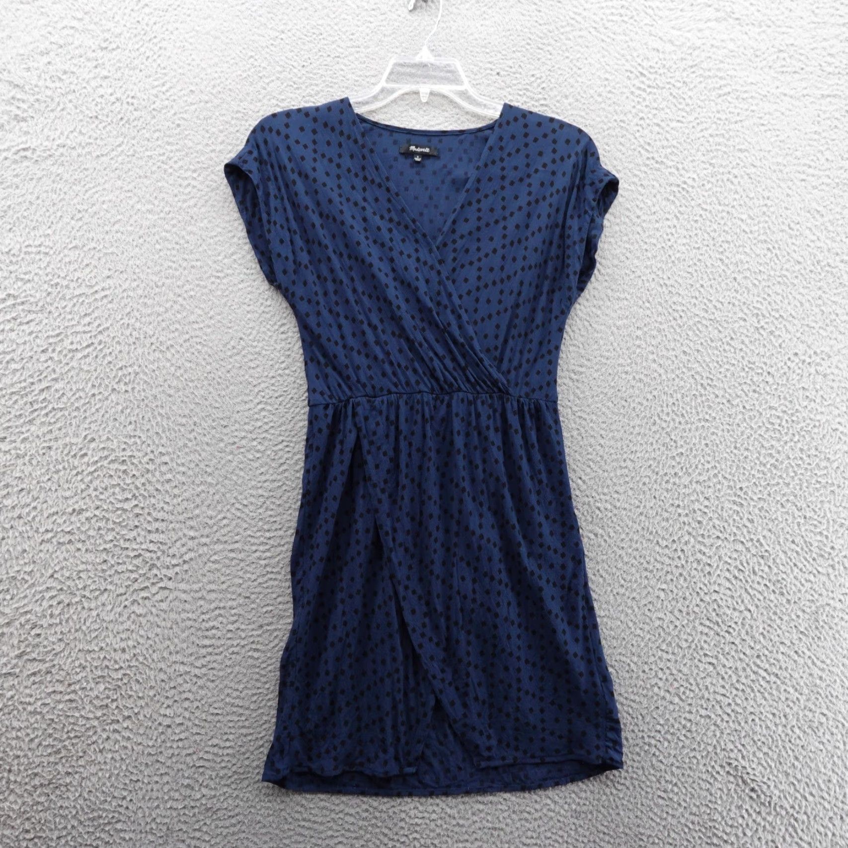 white and blue strapless dress Skylar + Madison Little Venice Blue & White Strapless Maxi Dress | Size S | Ruffle Overlay High-Low Tulip Wrap Front Slit