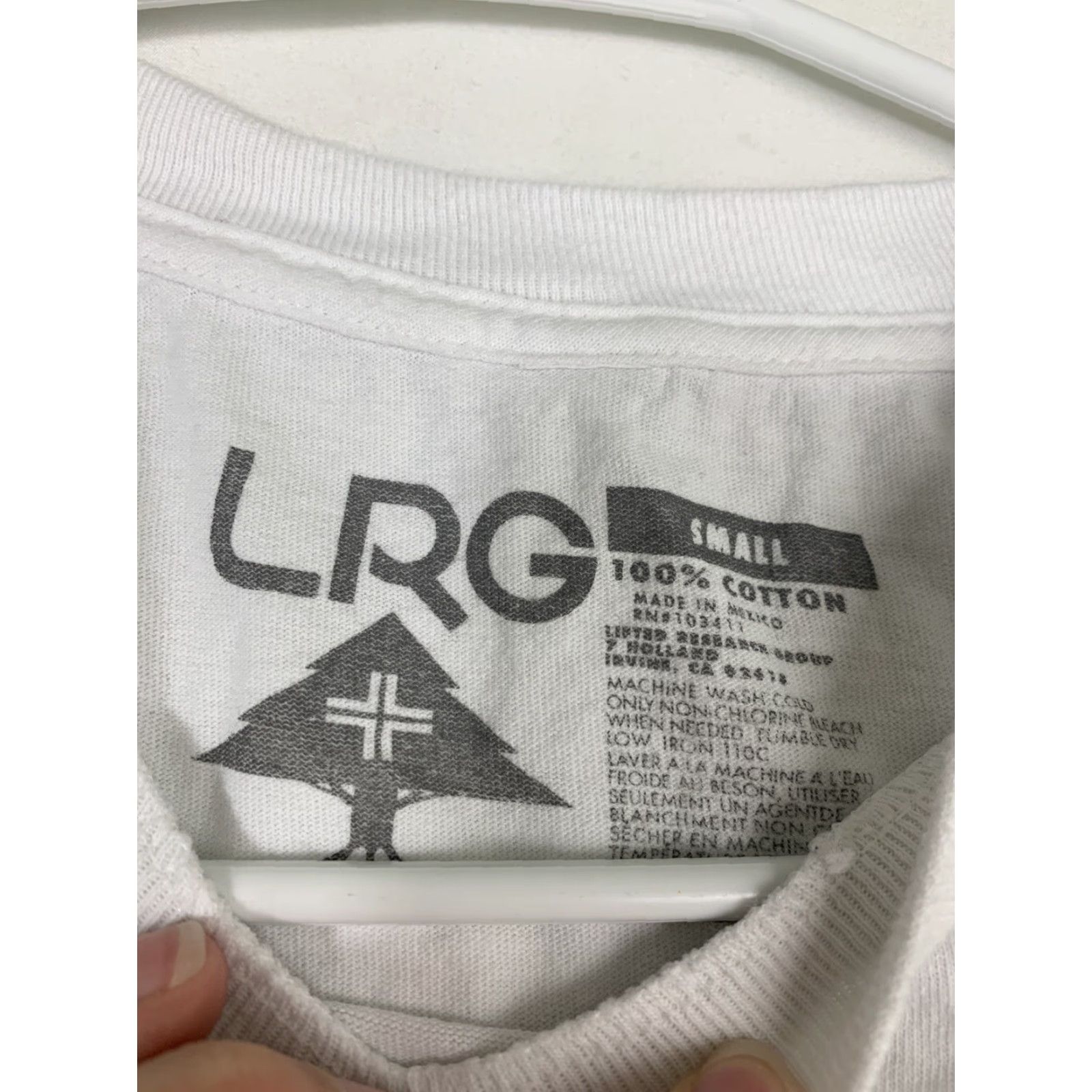 Vintage LRG Men’s Small T Shirt Short Sleeves Lifted Research Group Hustle Trees White Shirt Mens Small White LRG Size US S / EU 44-46 / 1 - 7 Thumbnail