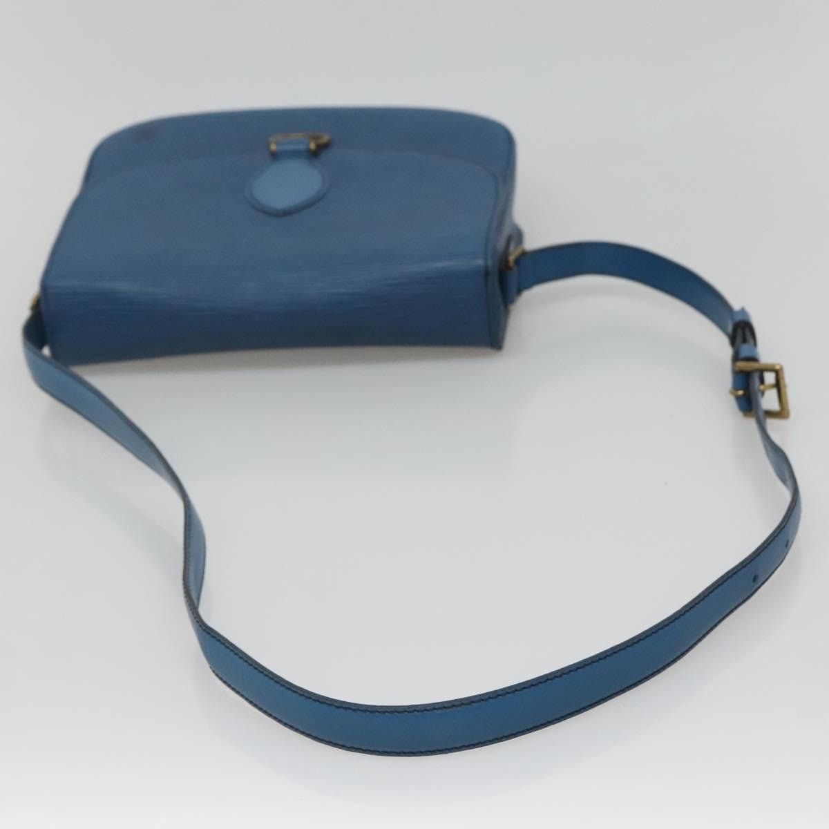 Louis Vuitton LOUIS VUITTON Epi Saint Cloud GM Shoulder Bag Toledo Blue Size ONE SIZE - 7 Thumbnail