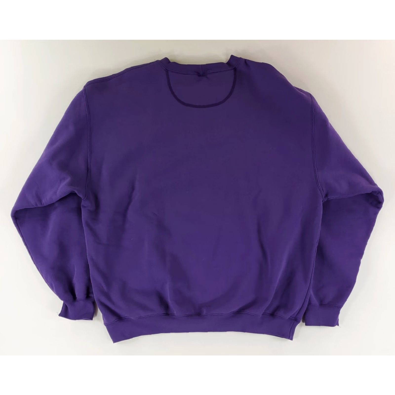 Lands' End VINTAGE Lands' End Sweatshirt Purple Mens XL Pullover 90s Made USA Size US XL / EU 56 / 4 - 4 Thumbnail