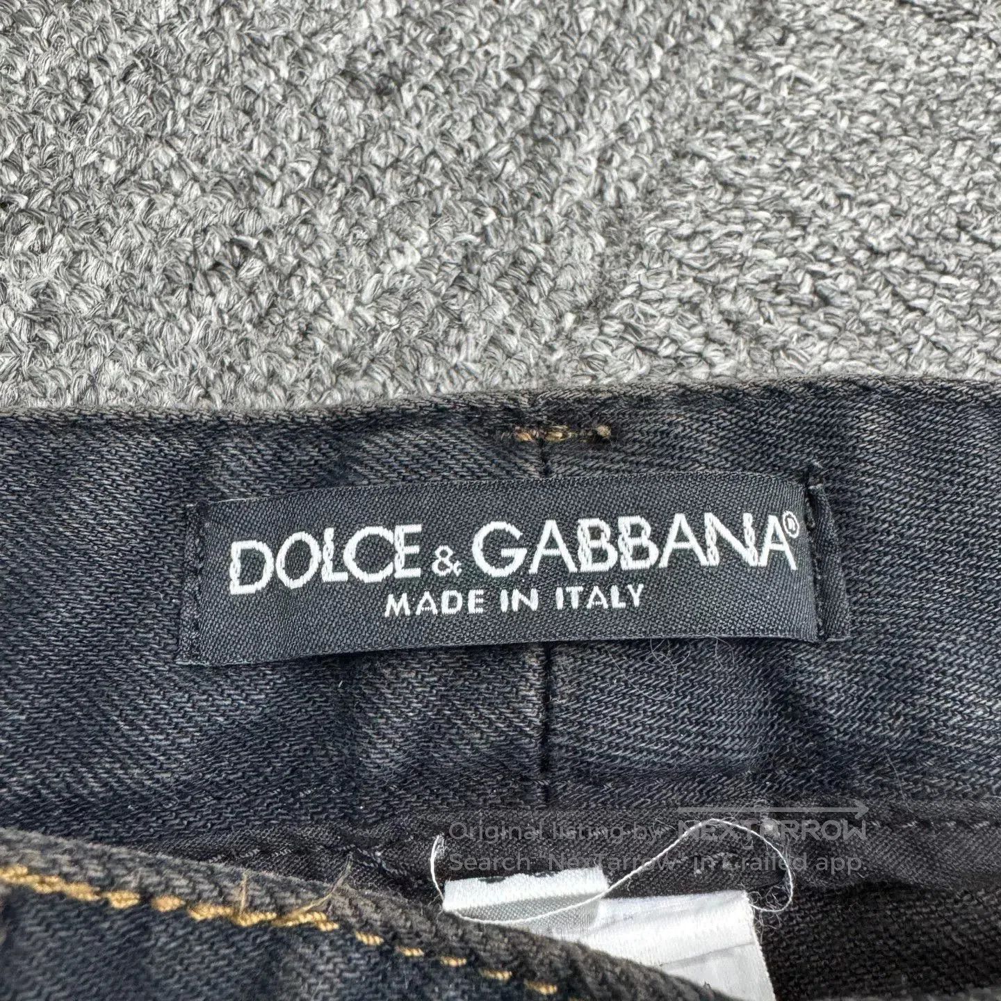 Dolce & Gabbana DG Patched Distressed Jeans. Size US 38 / EU 54 - 3 Thumbnail