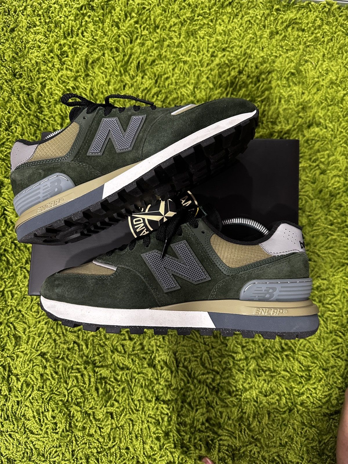 New Balance × Stone Island New Balance Stone Island 574 Dark Green 