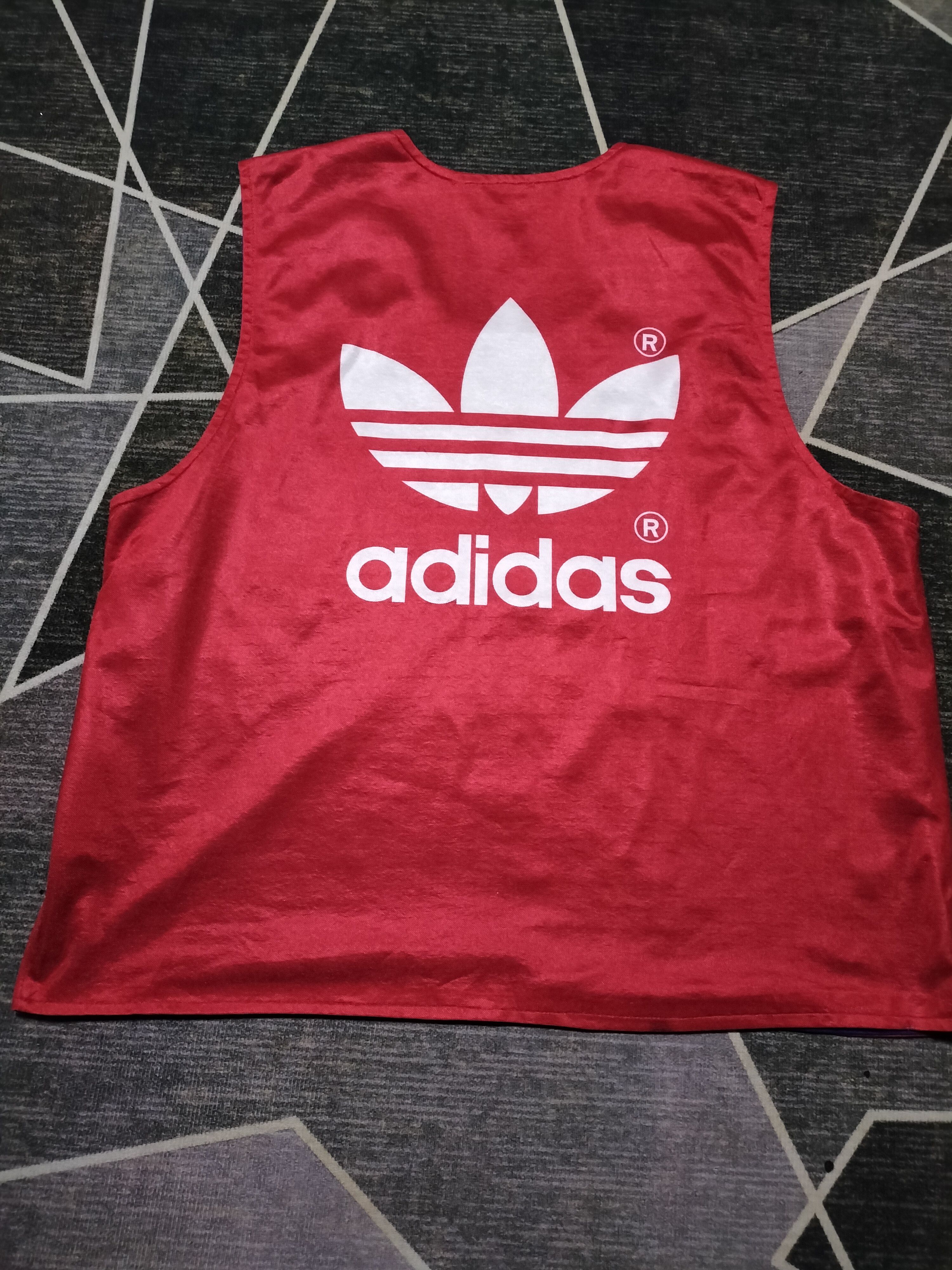 Adidas × Vintage Vintage 90s Adidas Top Sleeveless Japan Reversible Size US S / EU 44-46 / 1 - 1 Thumbnail