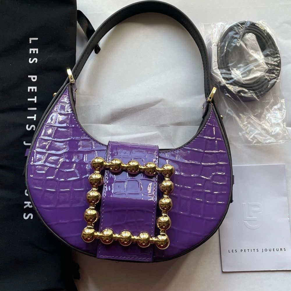 Other LES PETITS JOUEURS Cindy Buckle Top handle bag Size ONE SIZE - 1 Thumbnail