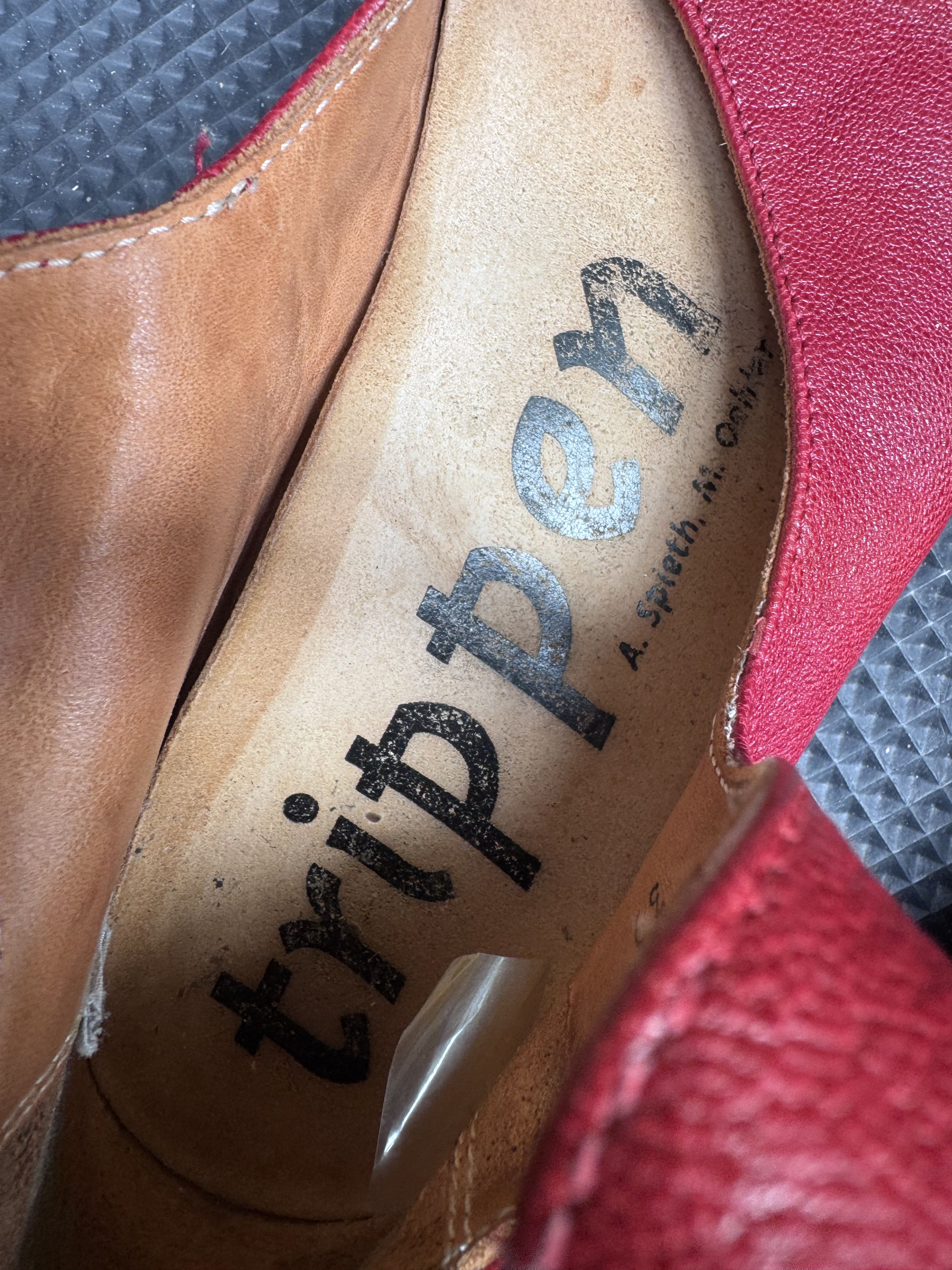Trippen Trippen Vivienne Flats Leather Red Mary Jane open Fashion Size US 9 / IT 39 - 3 Thumbnail