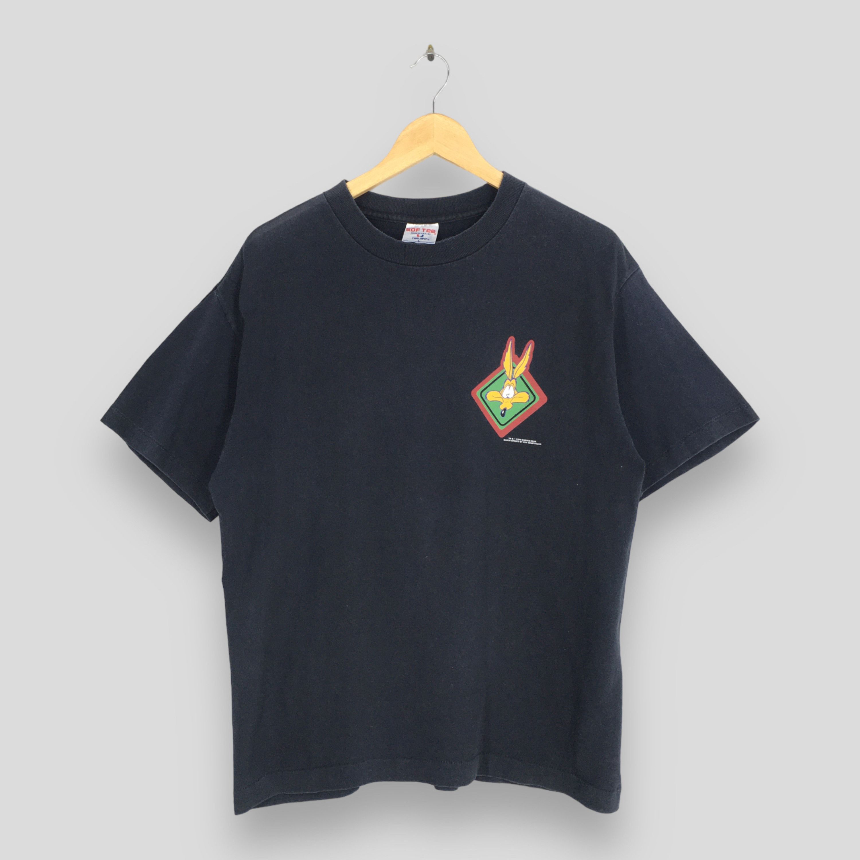 Cartoon Network Vintage Looney Tunes Road Runner Black T shirt Large Size US L / EU 52-54 / 3 - 2 Thumbnail