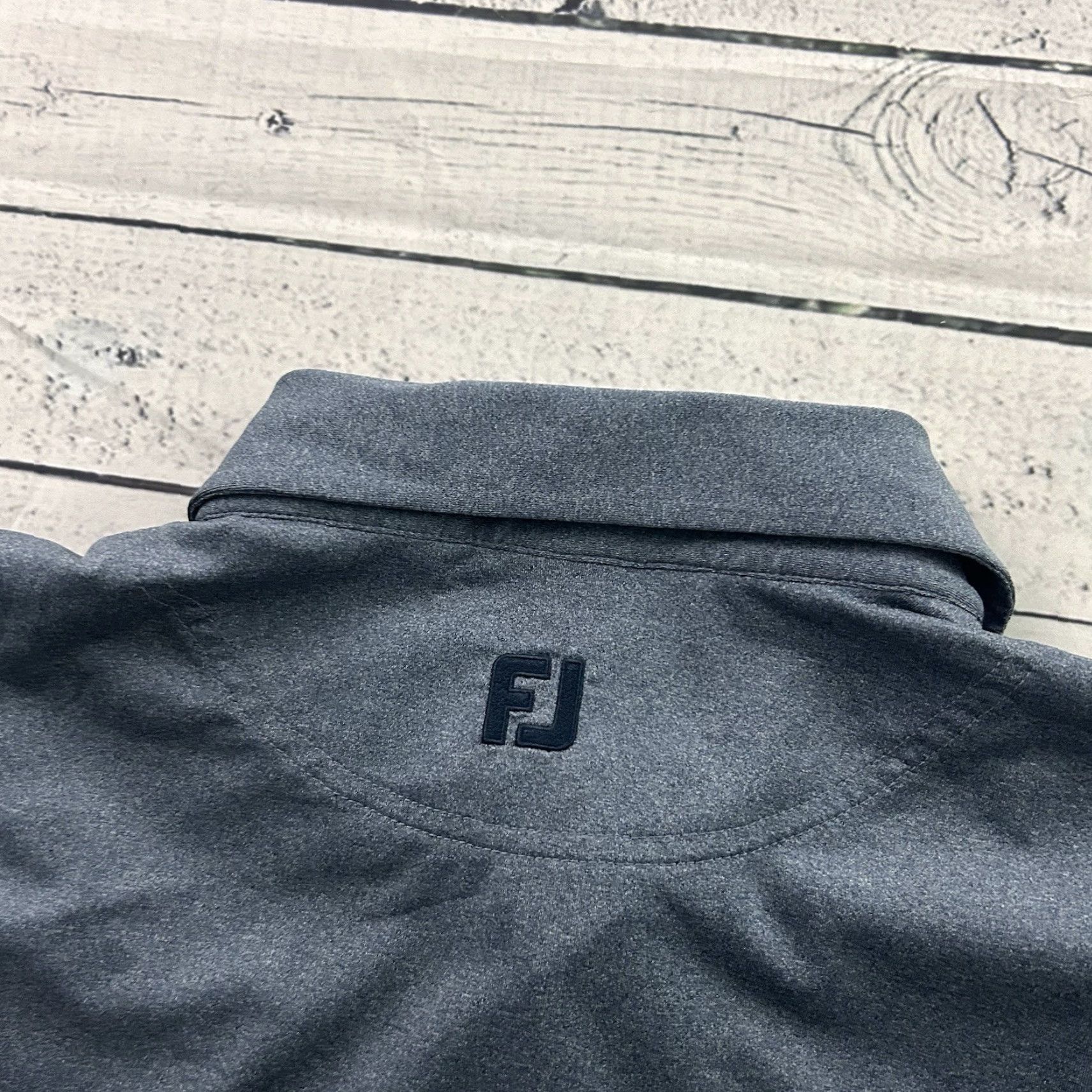 Footjoy FootJoy The Sanctuary Short Sleeve Golf Polo Shirt Men's Large Blue Shirt Size US L / EU 52-54 / 3 - 6 Thumbnail