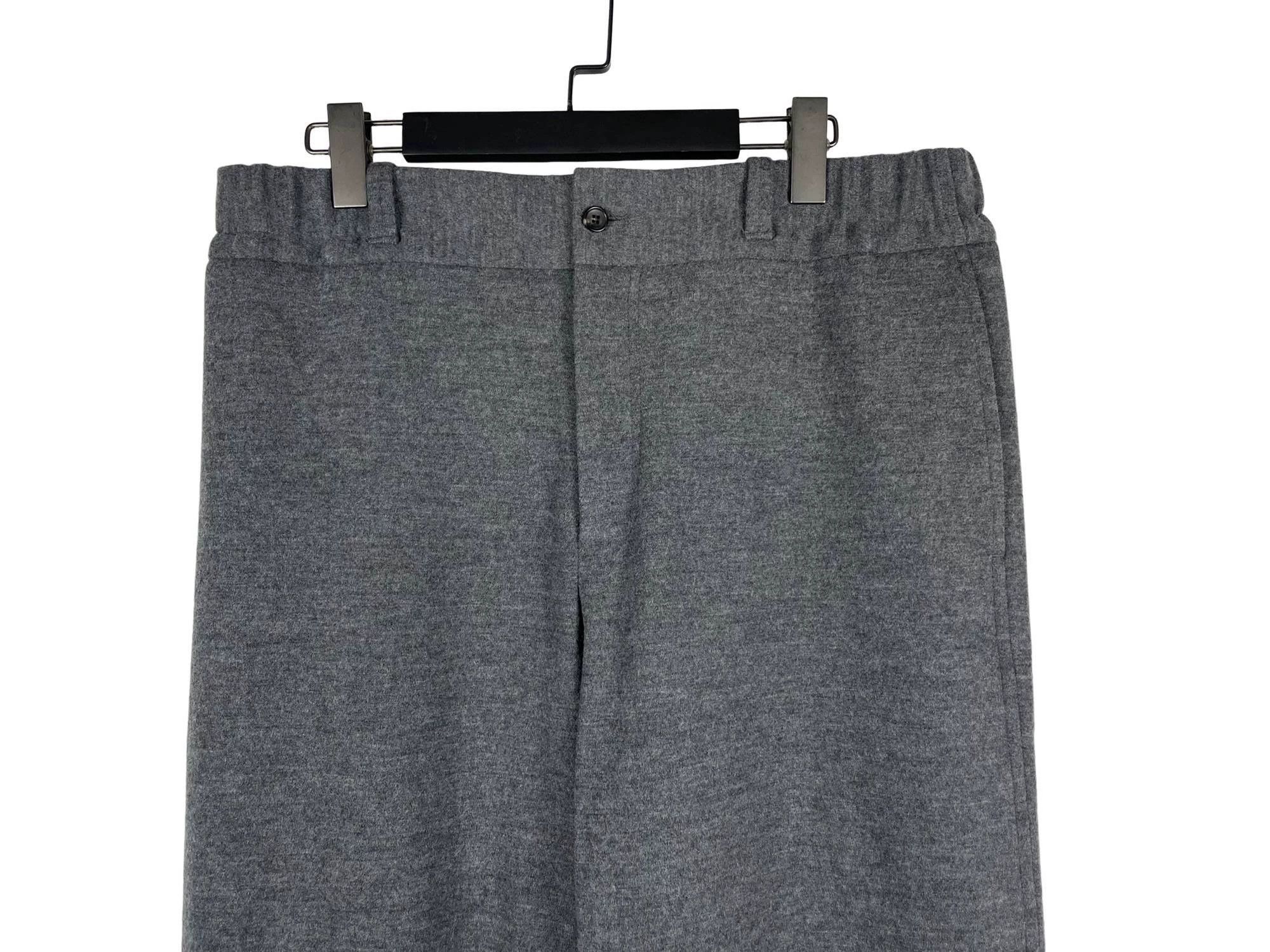 Lanvin LANVIN Elastic Waistband Wool Suit Pants 54 Size US 38 / EU 54 - 3 Thumbnail