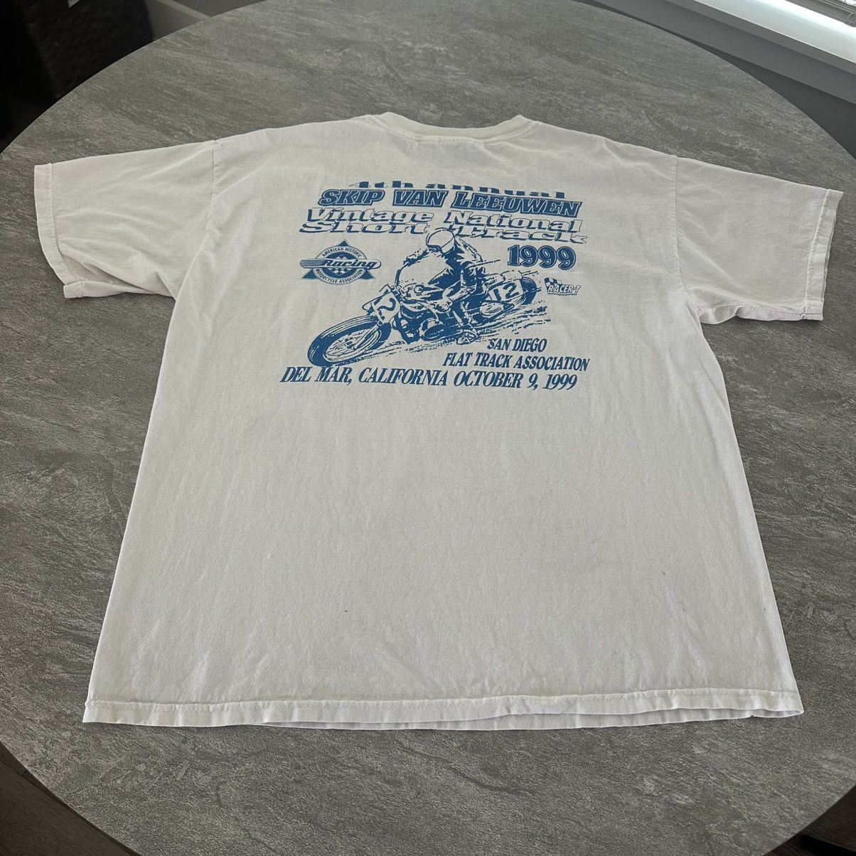 Vintage Vintage Del Mar San Diego Motorcycle Racing All Over Shirt Size US XL / EU 56 / 4 - 6 Thumbnail