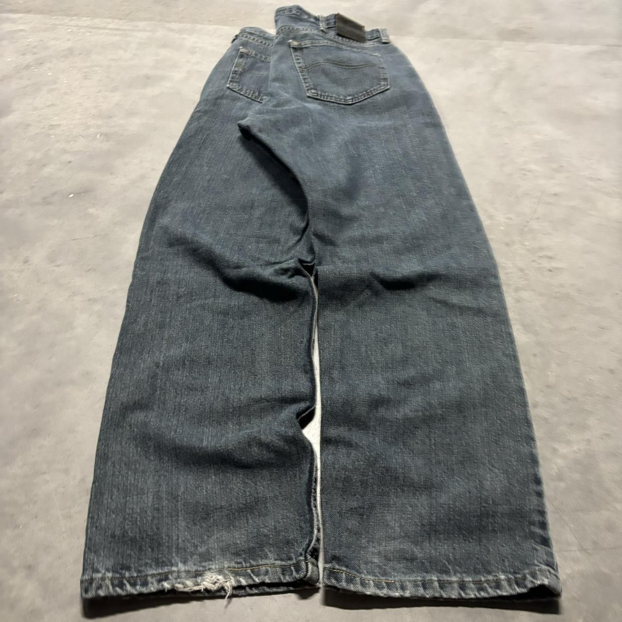 Japanese Brand × Vintage Crazy Vintage Y2K/2000s Grunge Dark Wash Denim Jeans! Size US 38 / EU 54 - 4 Thumbnail