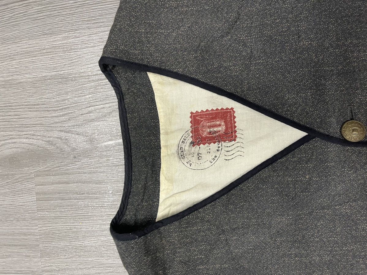 Japanese Brand × Vintage Japanese denim glad hand vest jacket Size US M / EU 48-50 / 2 - 7 Thumbnail