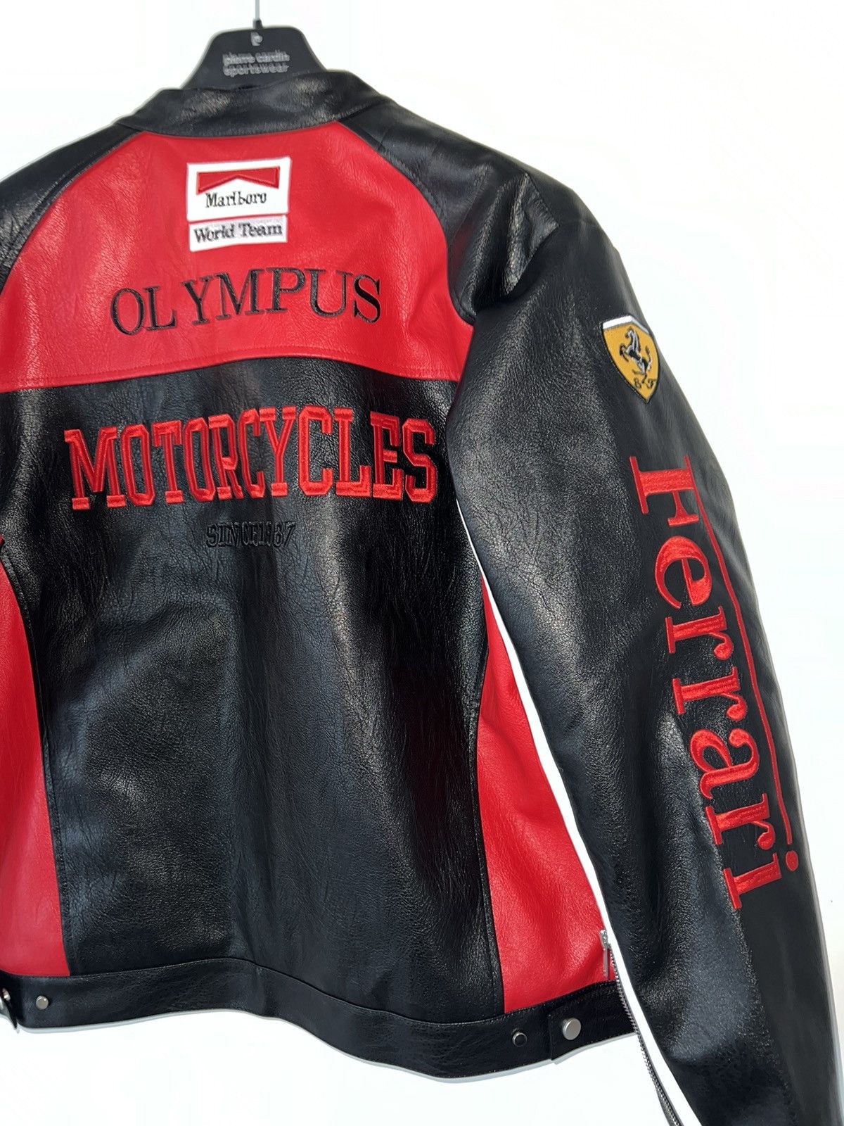 Other × Vintage Ferrari Racing leather Jacket Size US M / EU 48-50 / 2 - 8 Thumbnail