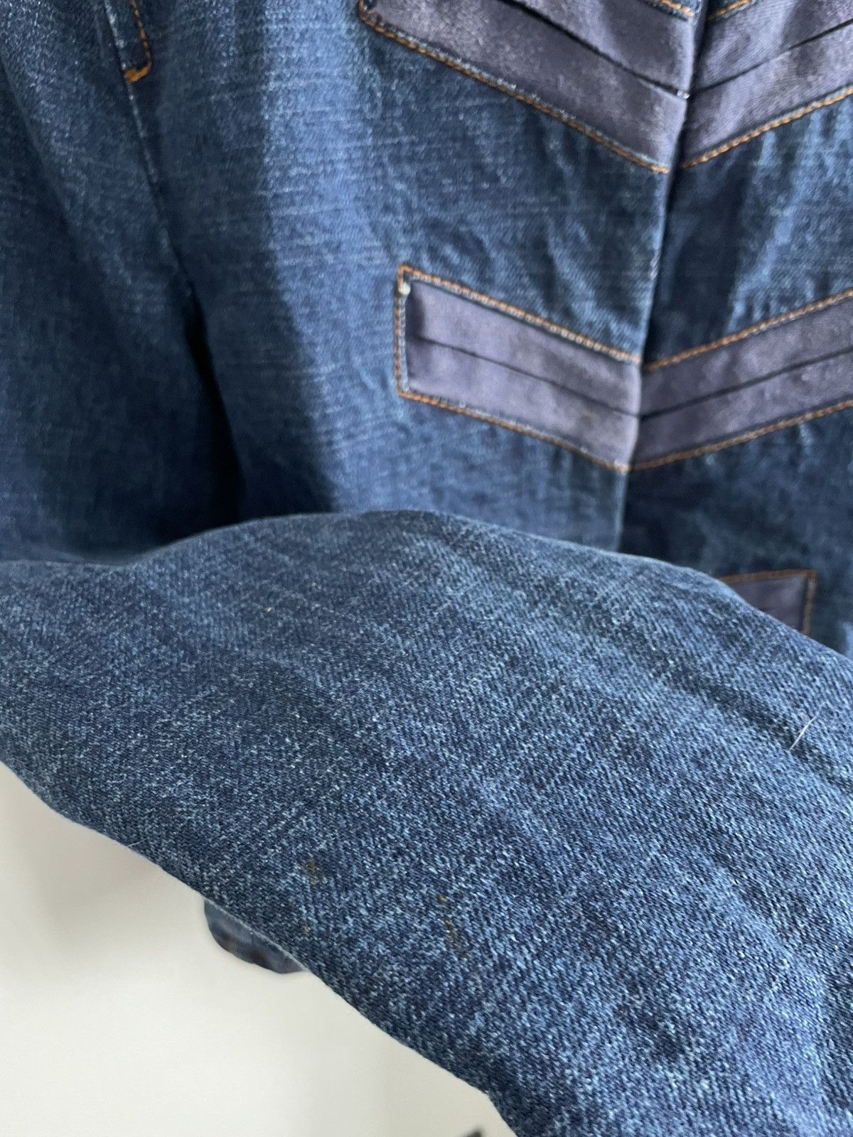 Japanese Brand Vintage Hussar Napoleon 90’s Denim Jacket Blue Japan RARE Size M / US 6-8 / IT 42-44 - 10 Thumbnail
