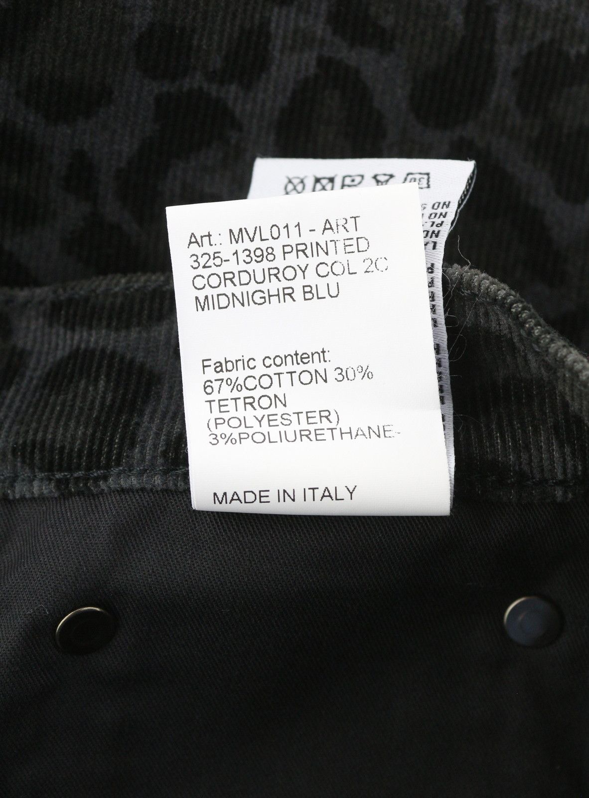 R13 HIGH RISE SKINNY 27 Leopard Corduroy Grey Trousers 85836 Size 27" / US 4 / IT 40 - 10 Thumbnail