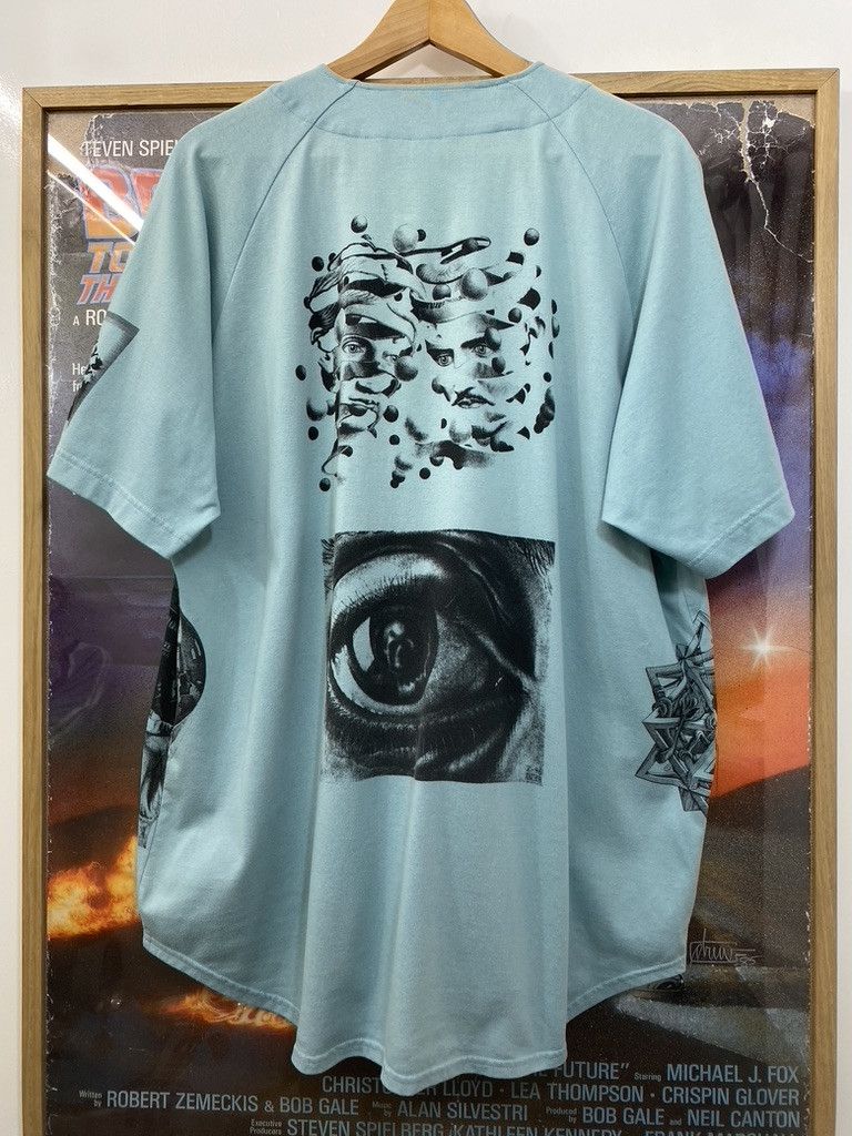Supreme SS17 Supreme x M.C. Escher Art Collage Baseball Jersey Size US L / EU 52-54 / 3 - 1 Thumbnail