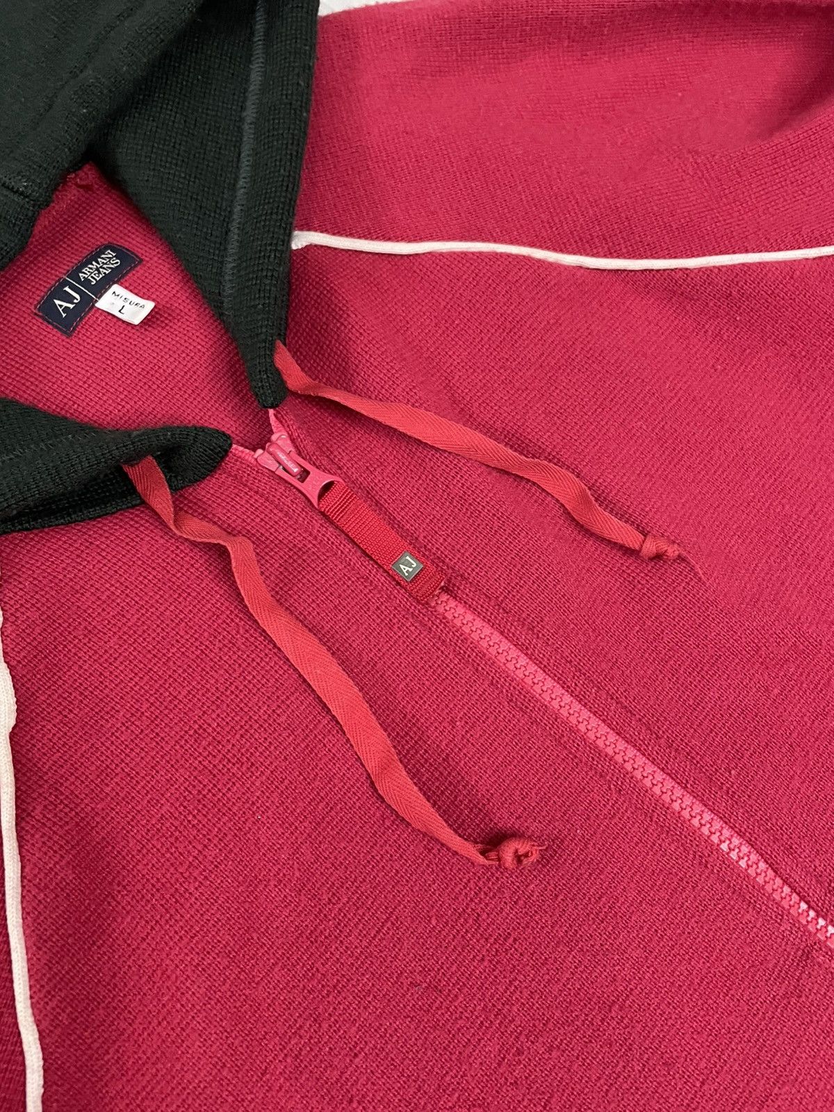 Armani Vintage Rare Archive Armani Jeans Knighted Zip Hoodie Size US L / EU 52-54 / 3 - 6 Thumbnail