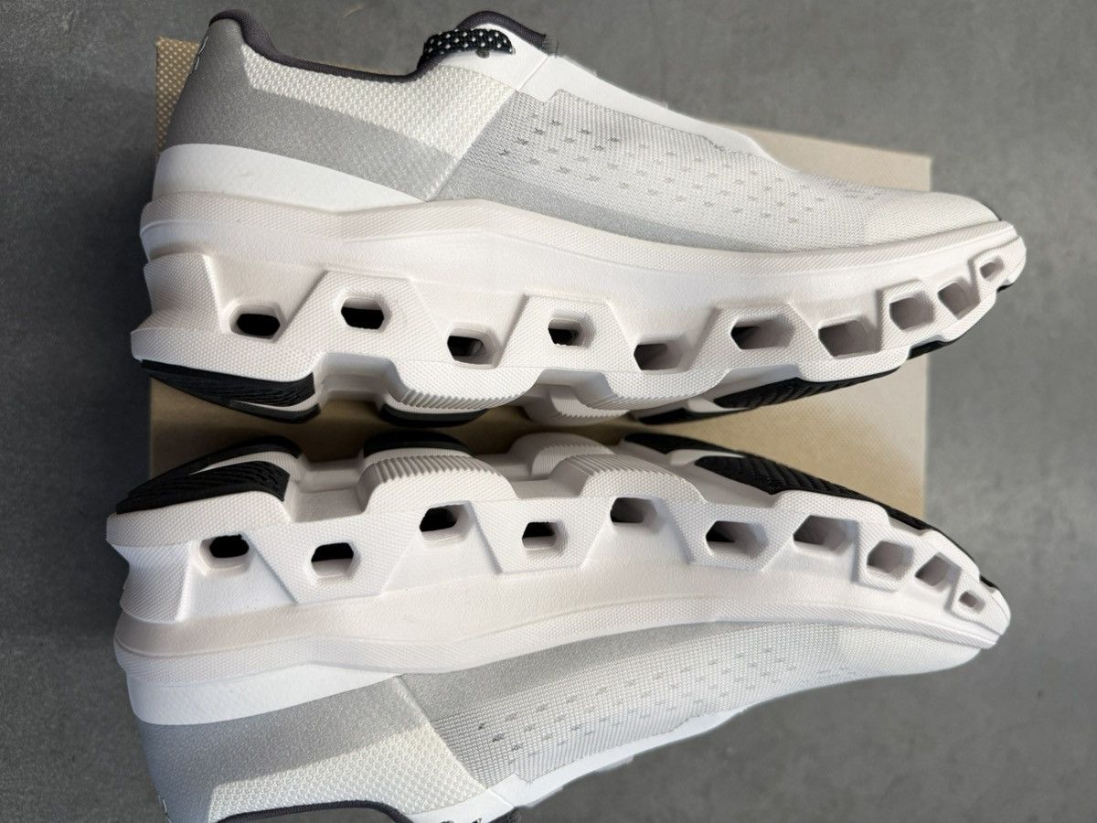 On 2023 On Running Cloudmonster All White Size US 9.5 / IT 39.5 - 3 Thumbnail